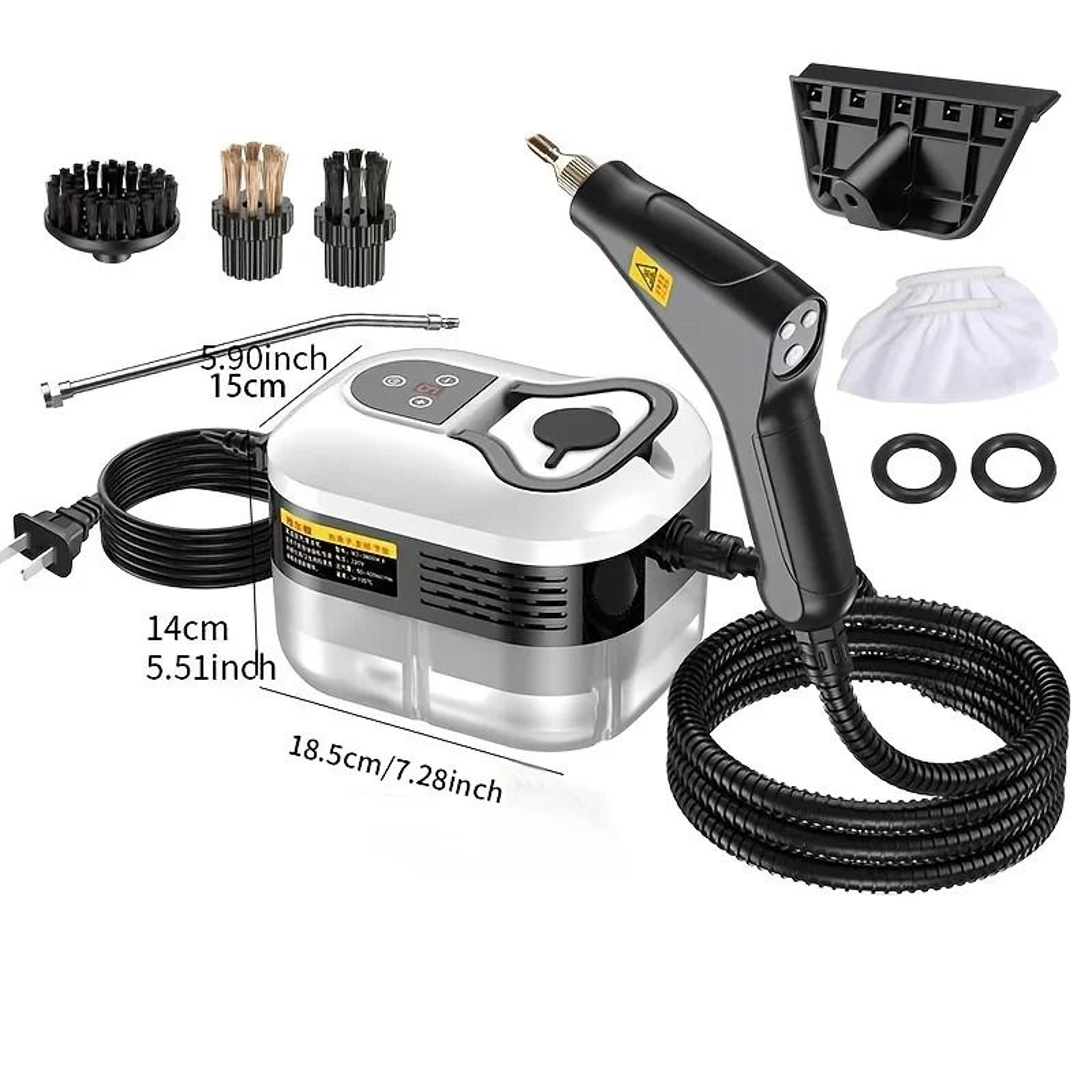 high temperature handheld steam cleaner with adjustable pressure and 1200ml tank
