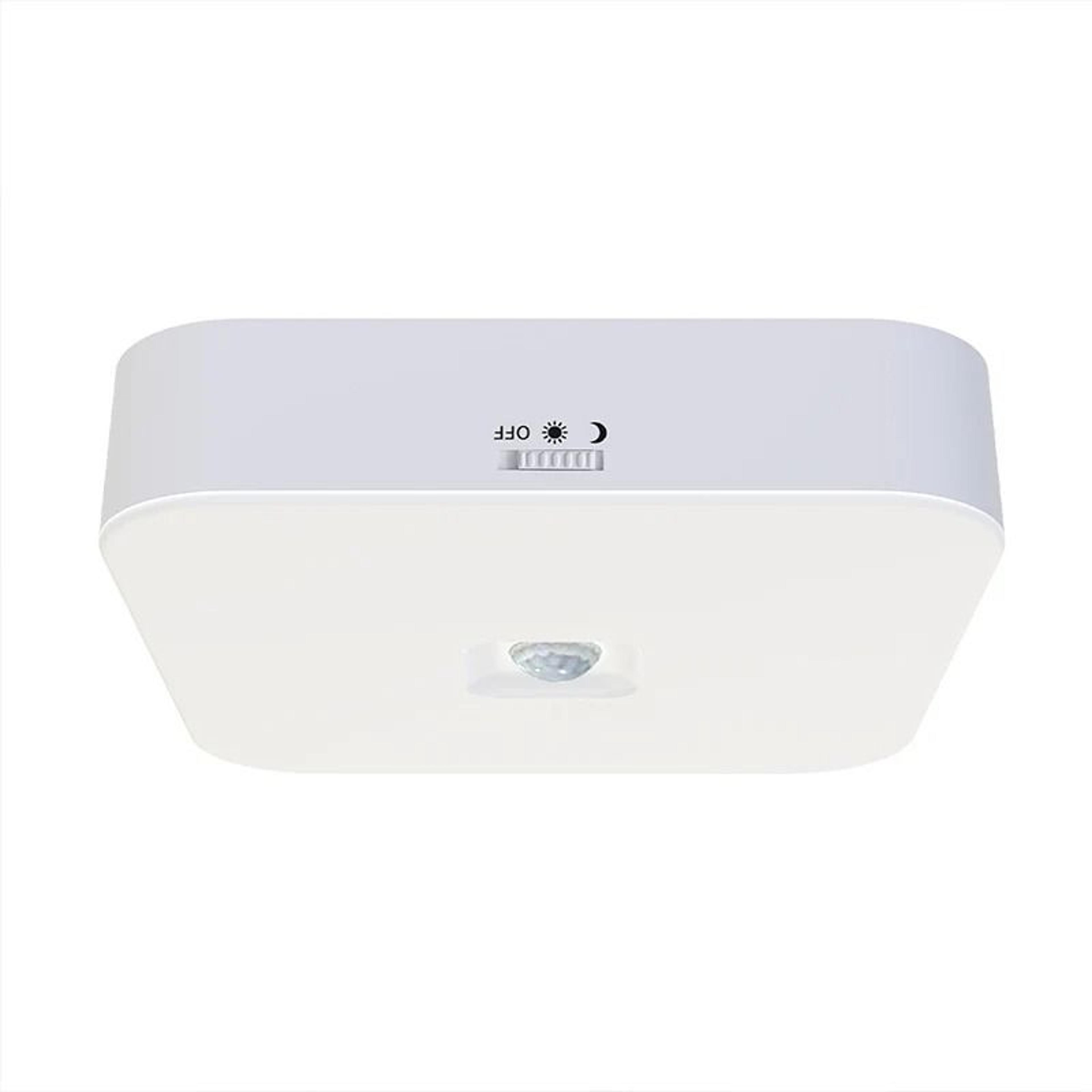 wireless motion sensor ceiling light with auto on off and 100 degree detection for closets and pantries