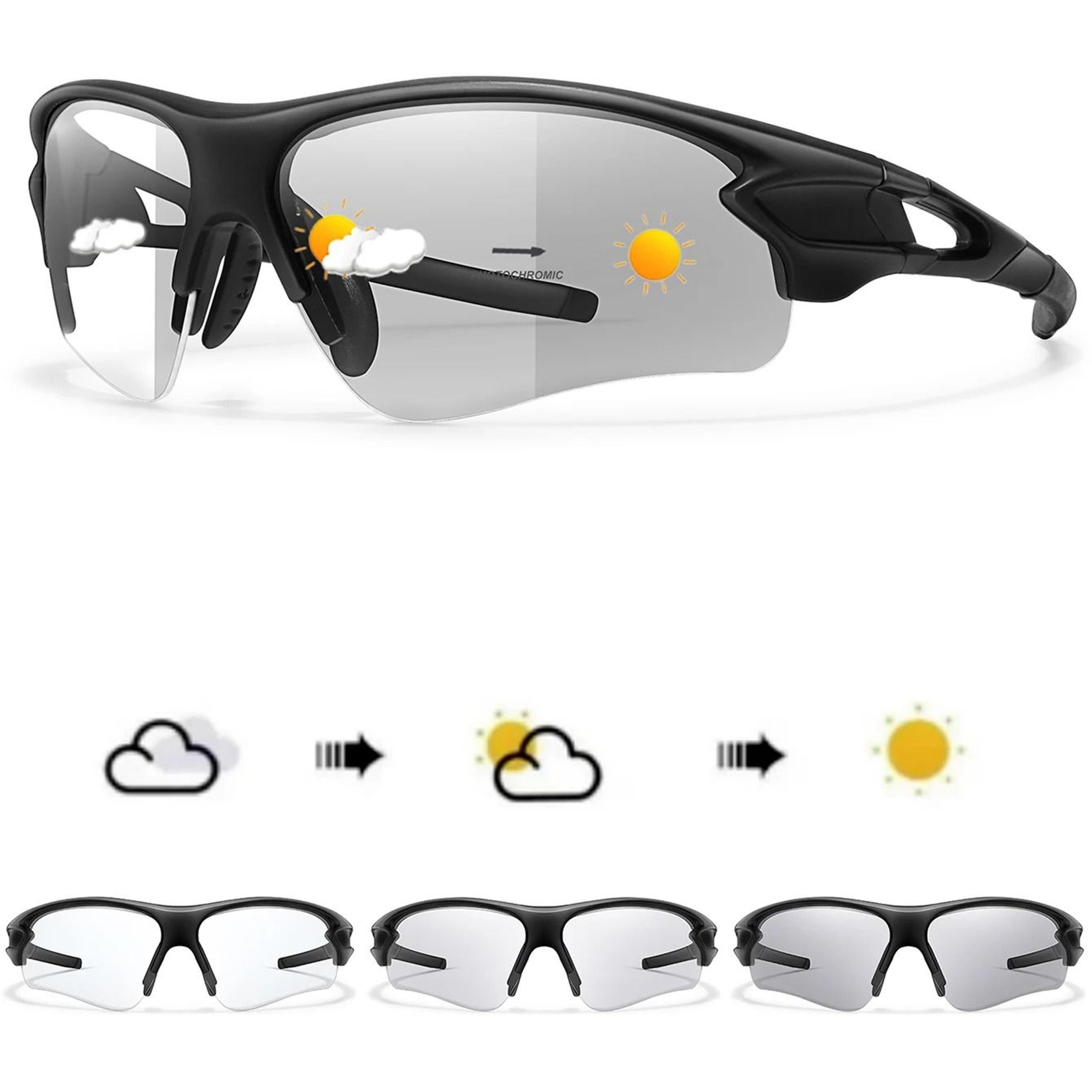 outdoor sports photochromic fashion sunglasses for men and women cycling running driving eyewear