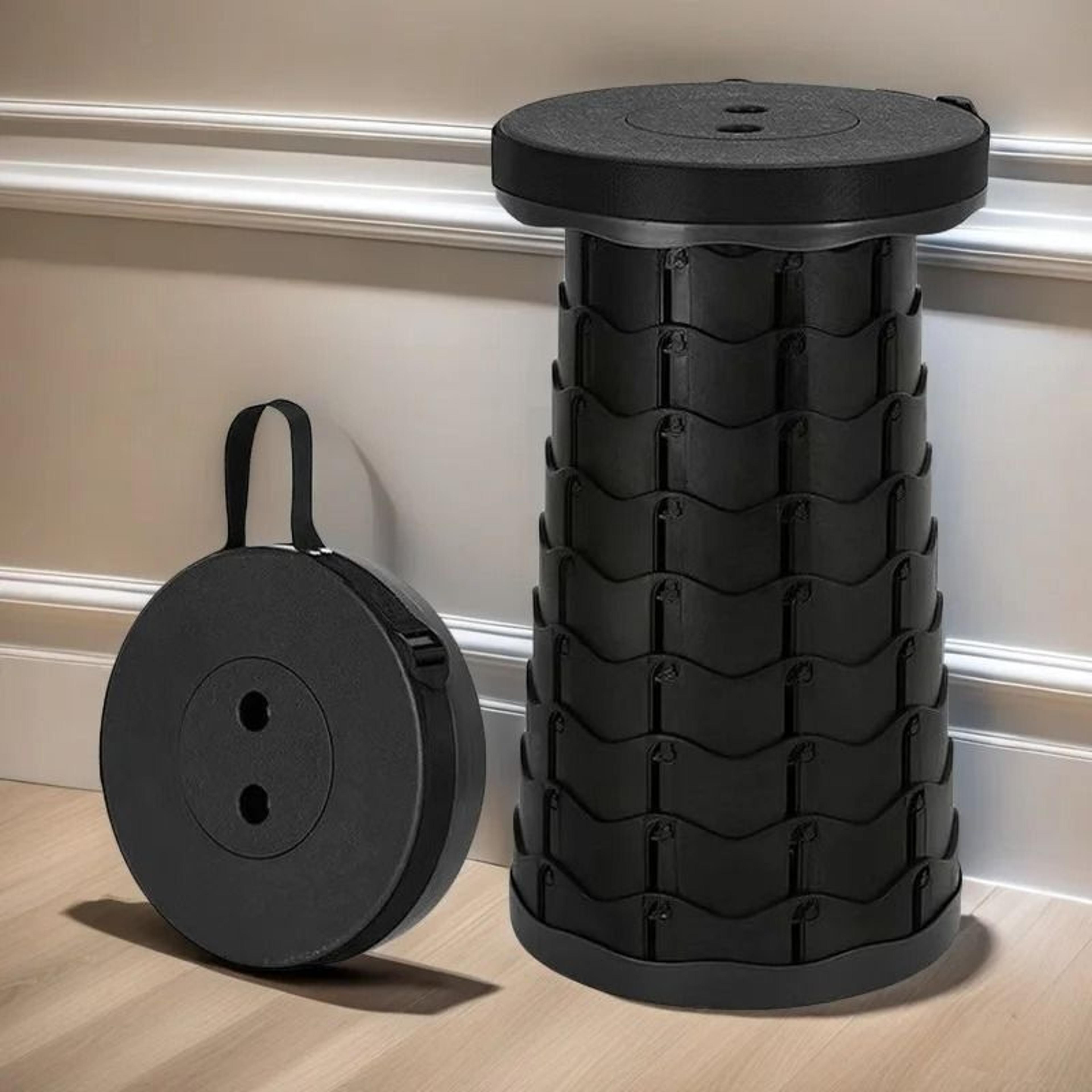 portable telescopic folding stool for camping and travel