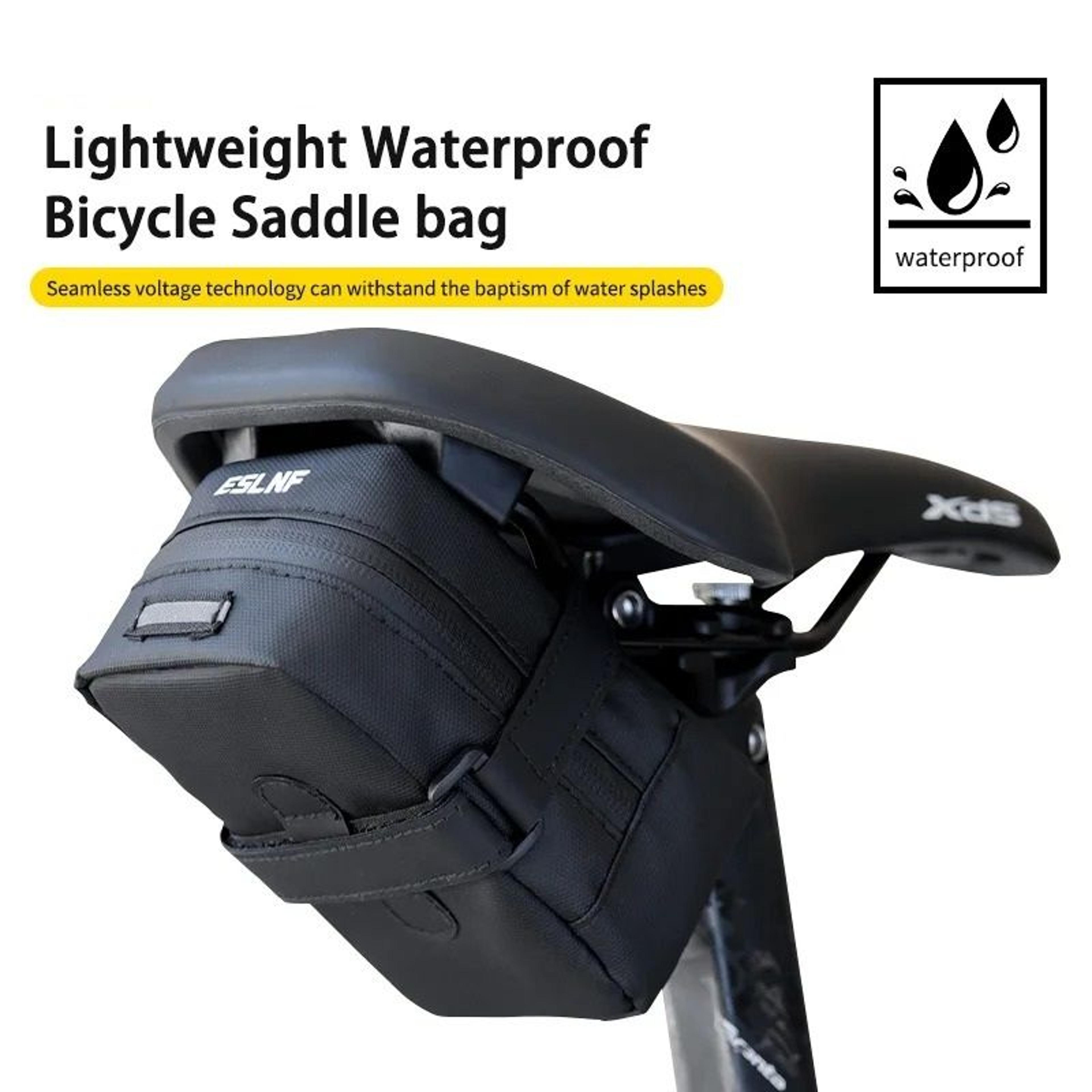 waterproof mini bike saddle bag for under seat storage