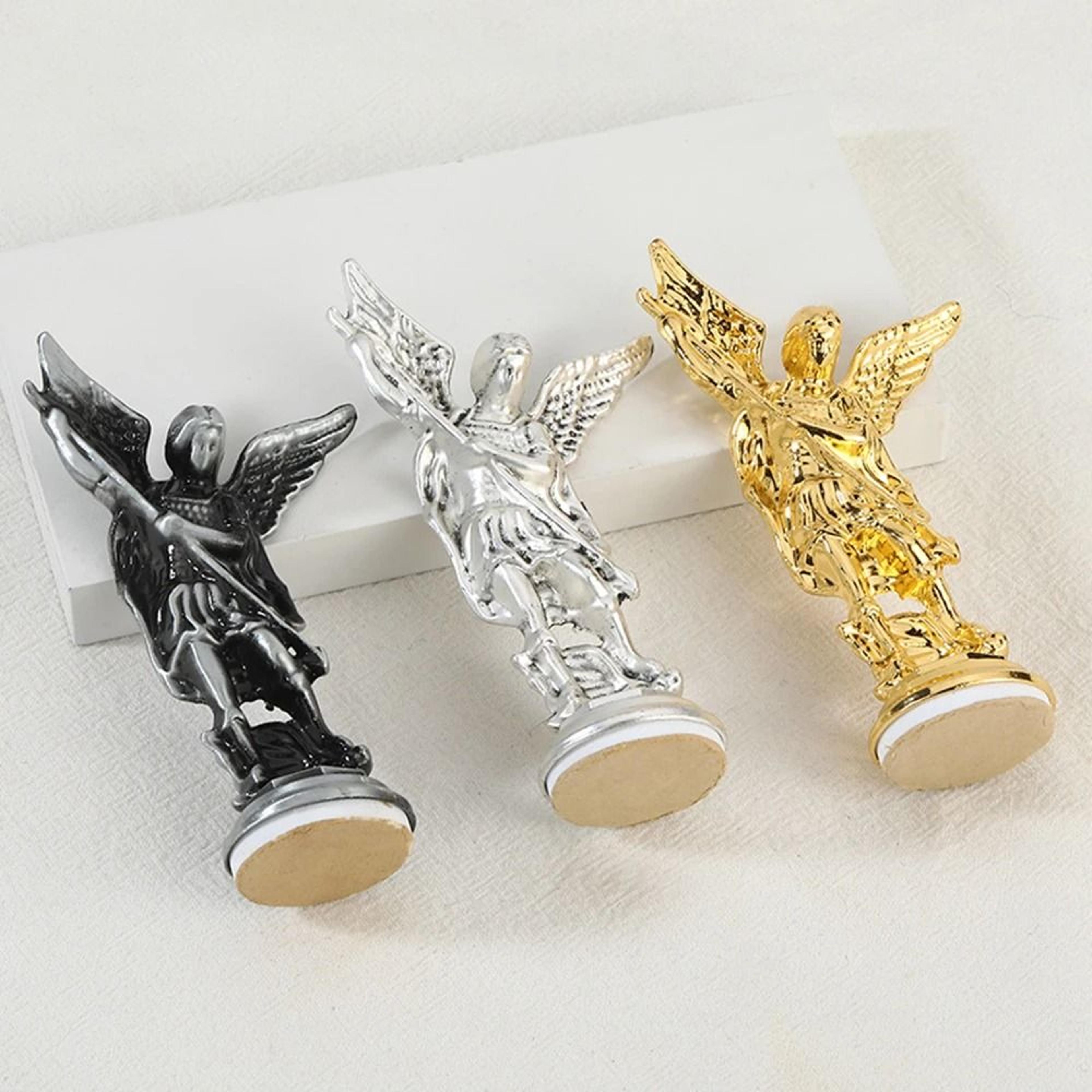 retro metal michael ornament decorative figurine for home and office display