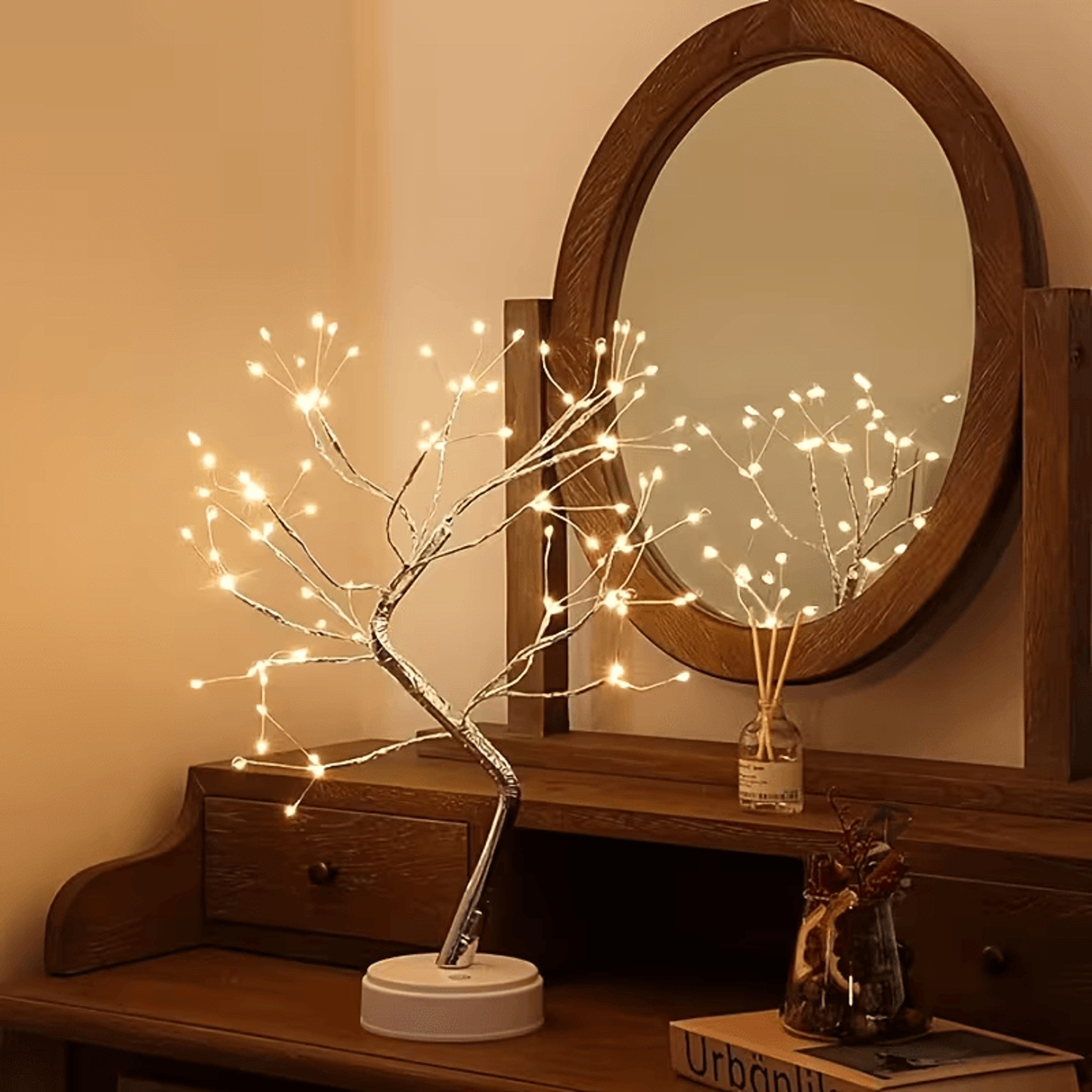 fairy light tree lamp, soothing mood light for relaxation and decor