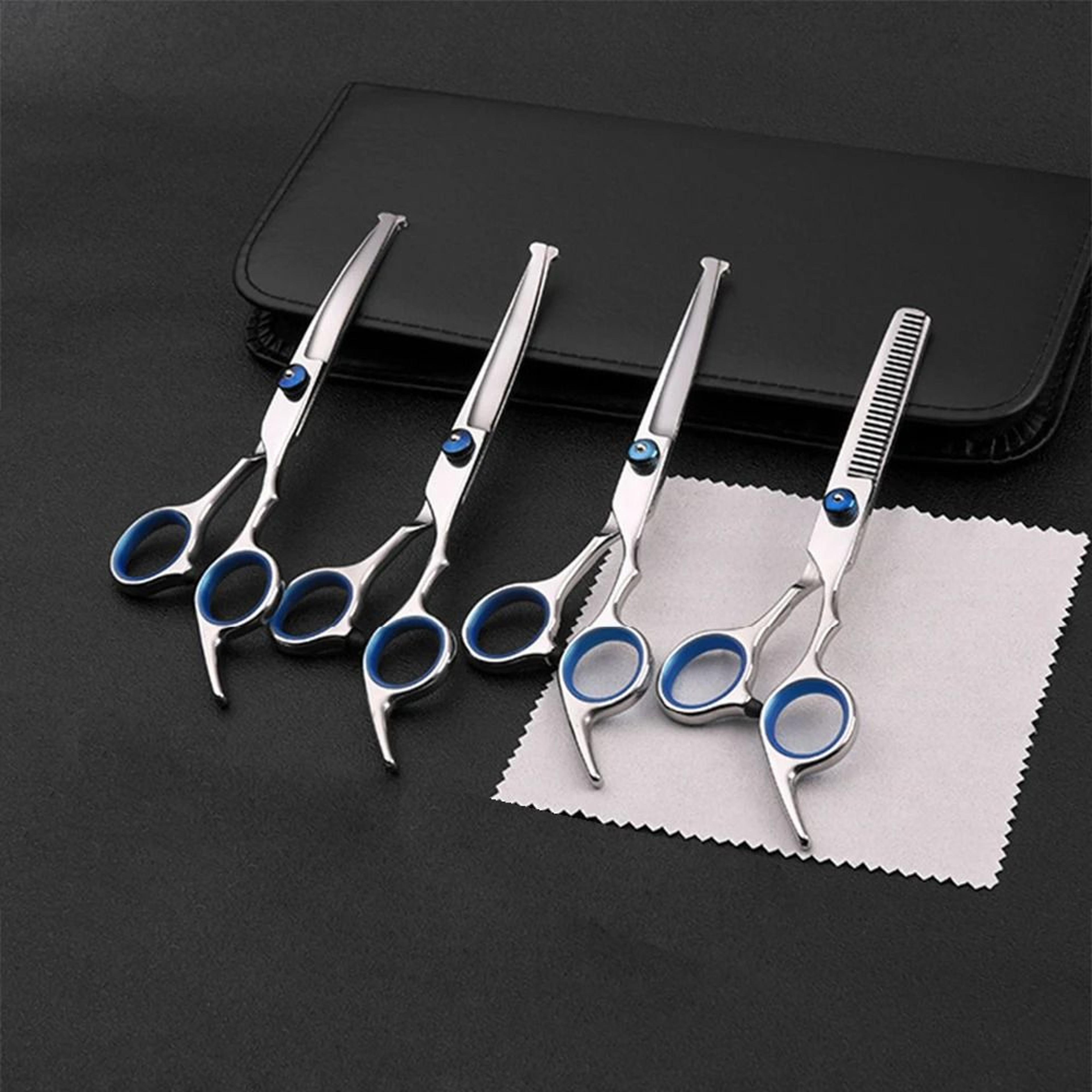 6 inch pet grooming scissors safe round tip dog hair trimming shears for teddy dogs and cats
