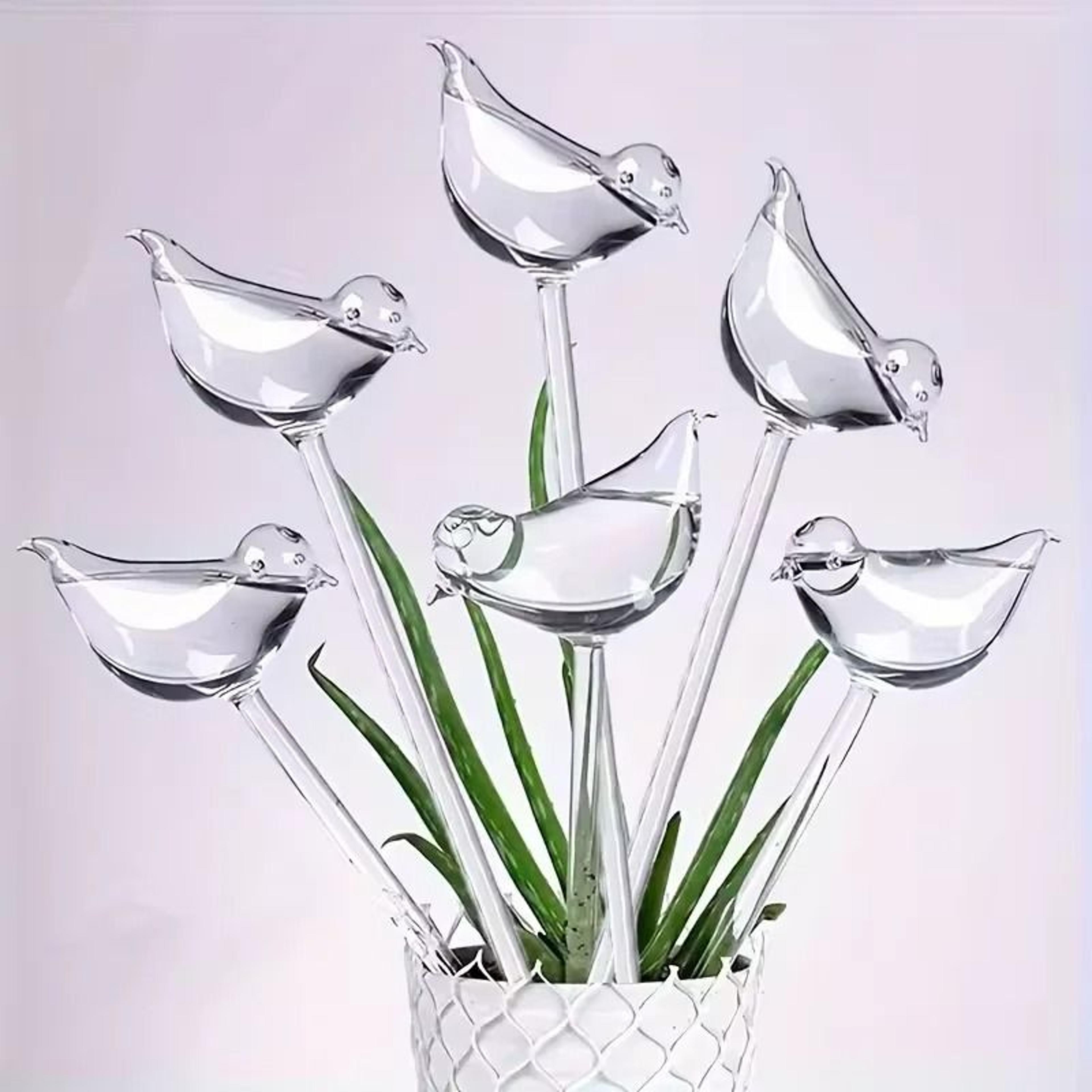bird shaped self watering globes automatic plant watering stakes for indoor and outdoor pots