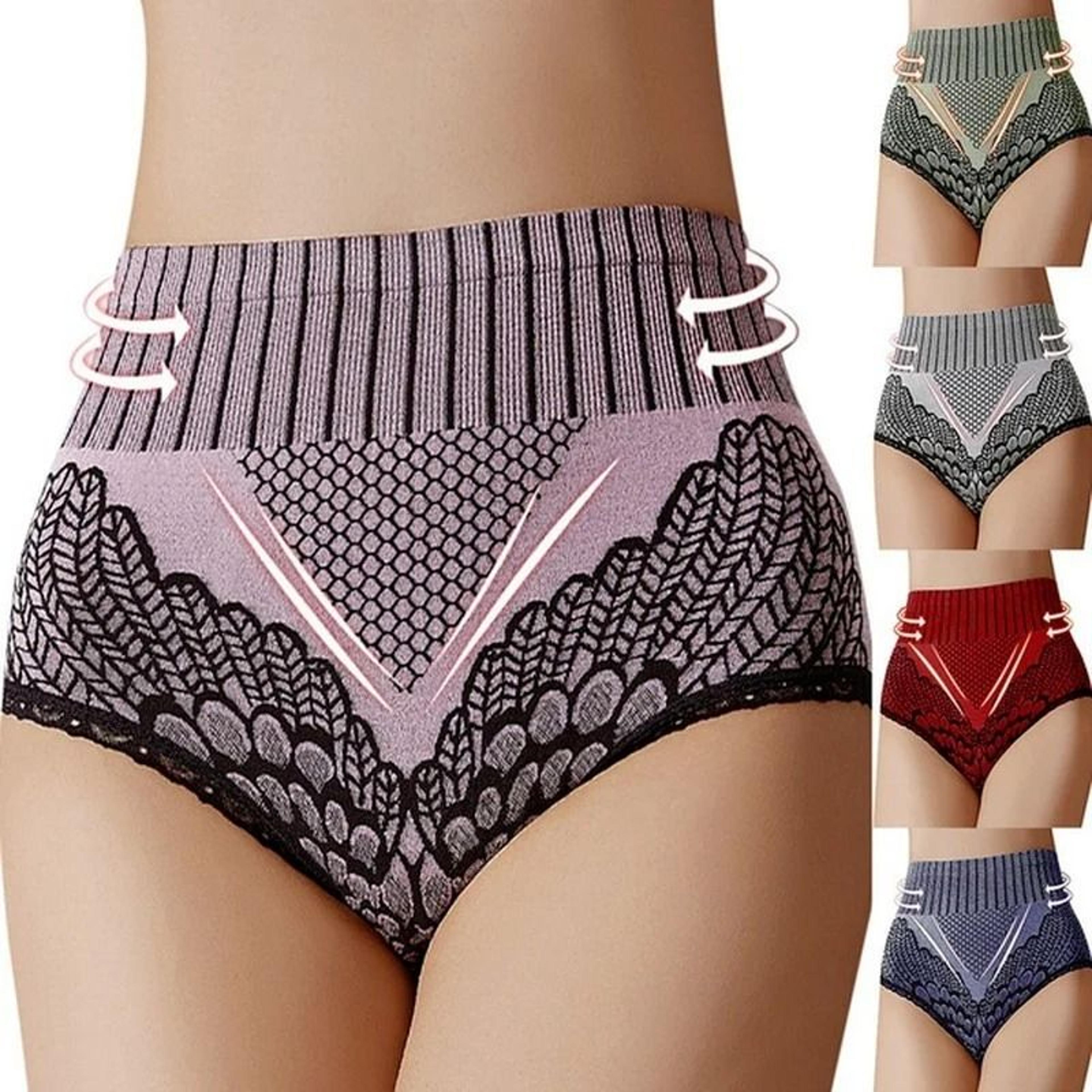 seamless high-waist body shaper briefs