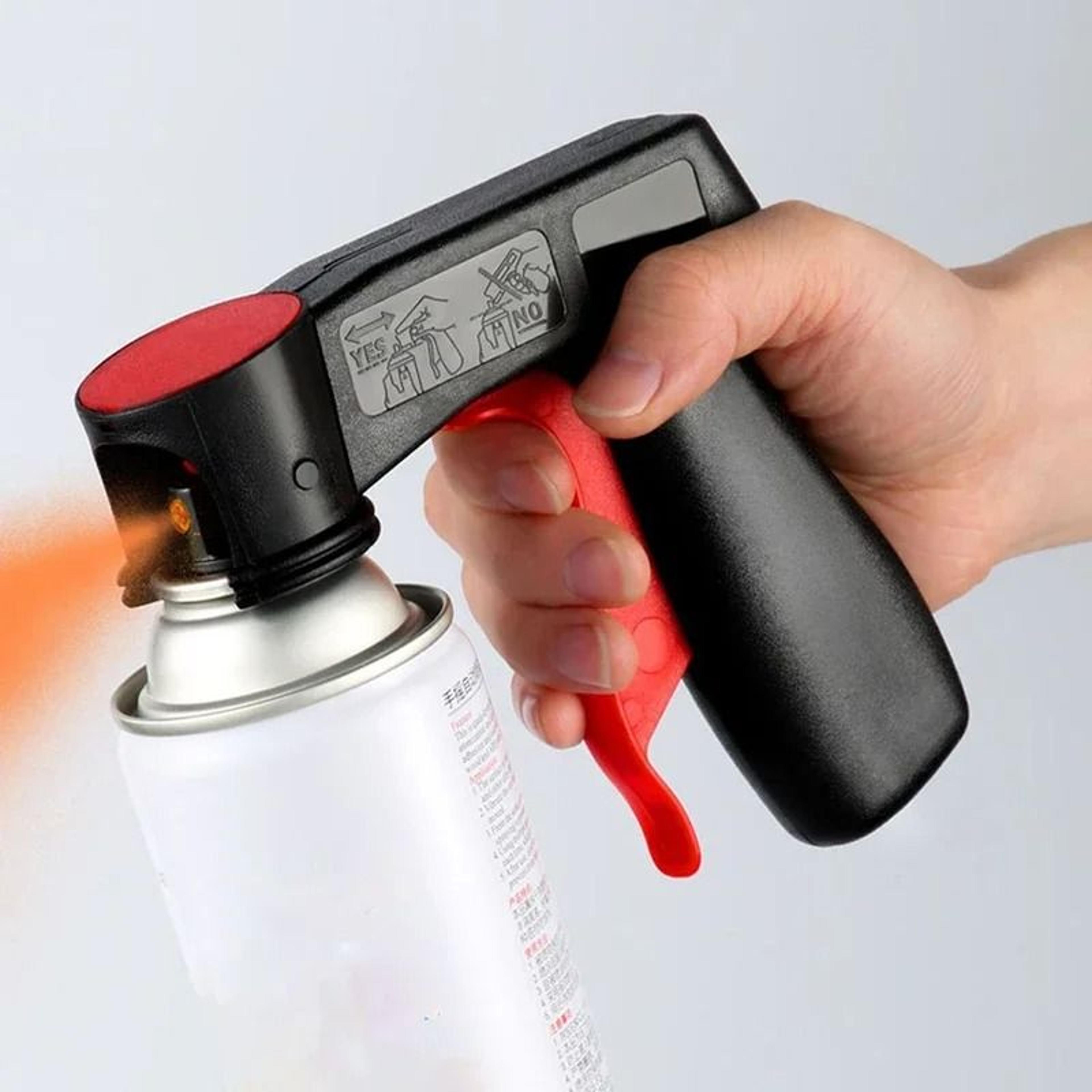 polishing paint spray gun adaptor aerosol trigger handle with full grip lock