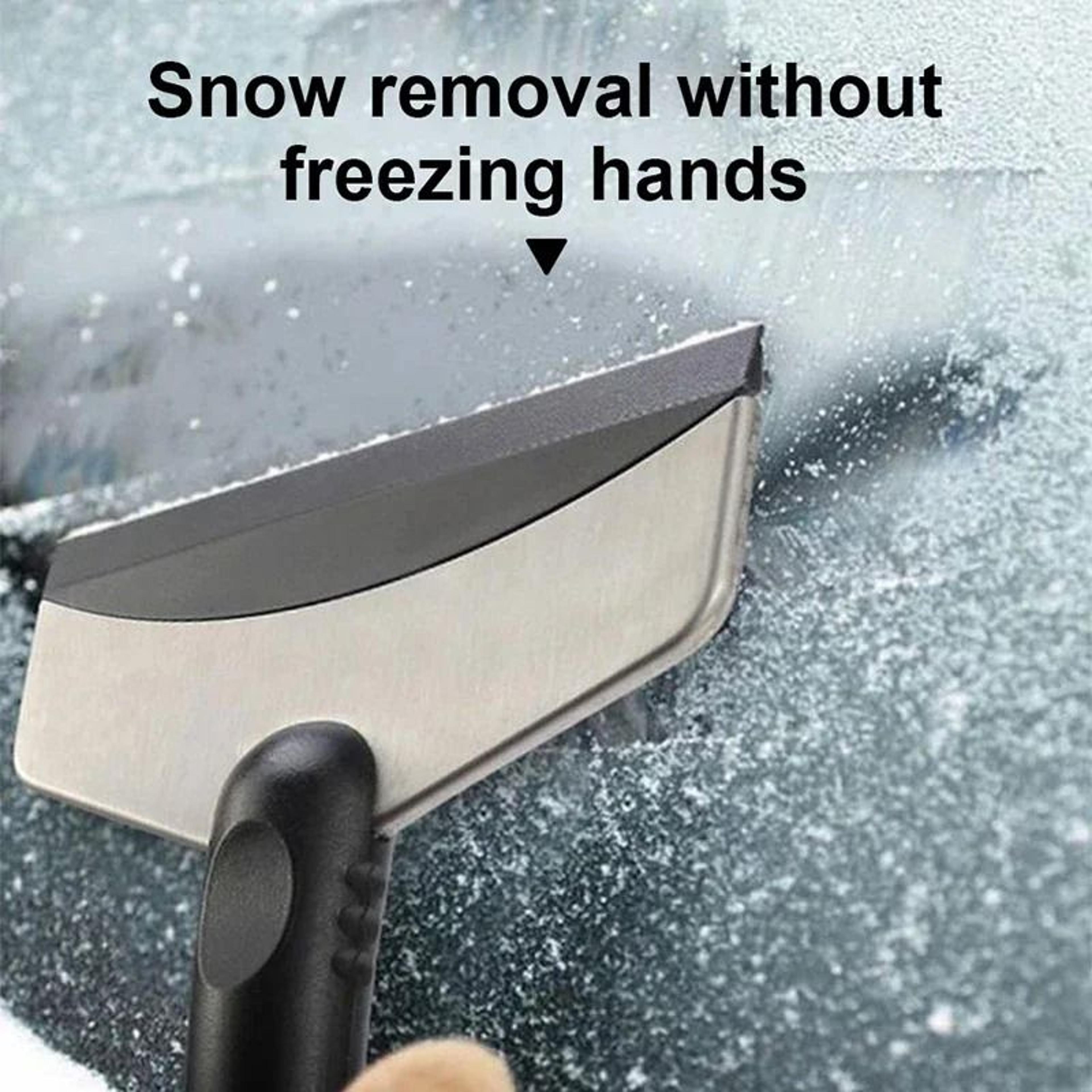 stainless steel car ice scraper and snow shovel for windshield glass defrosting