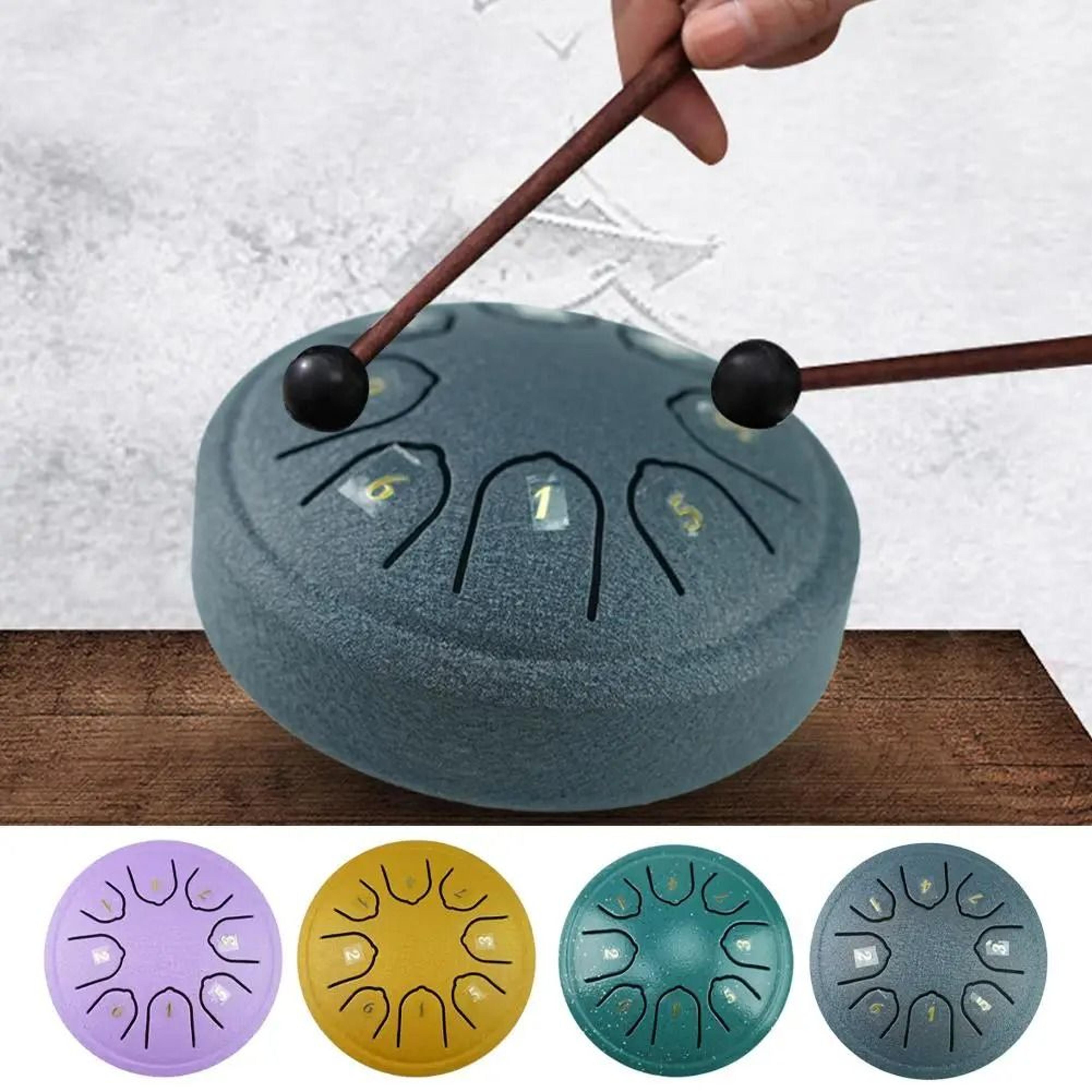 mini 4.5-inch 8-tone steel tongue drum