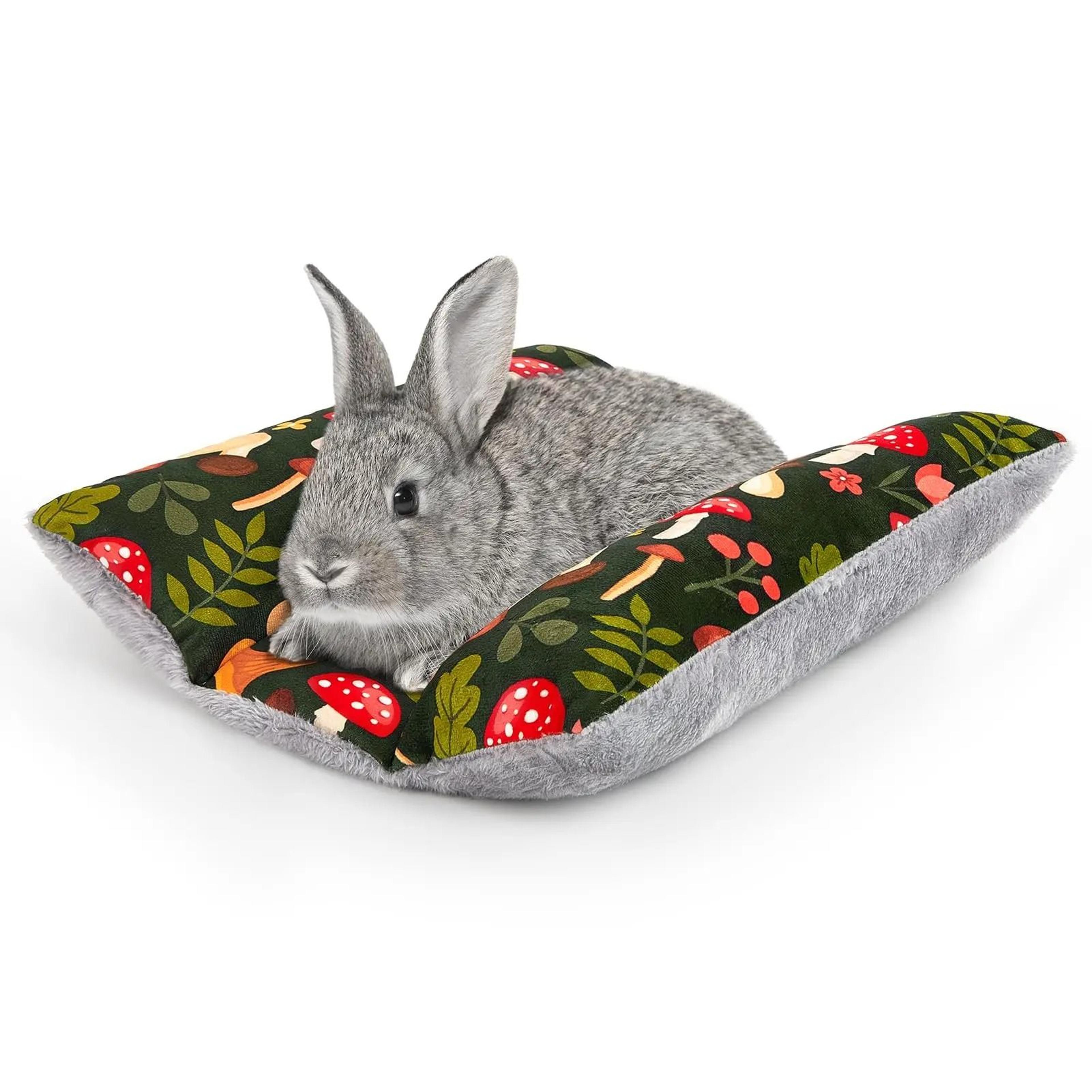 thickened soft double-sided bunny bed mat