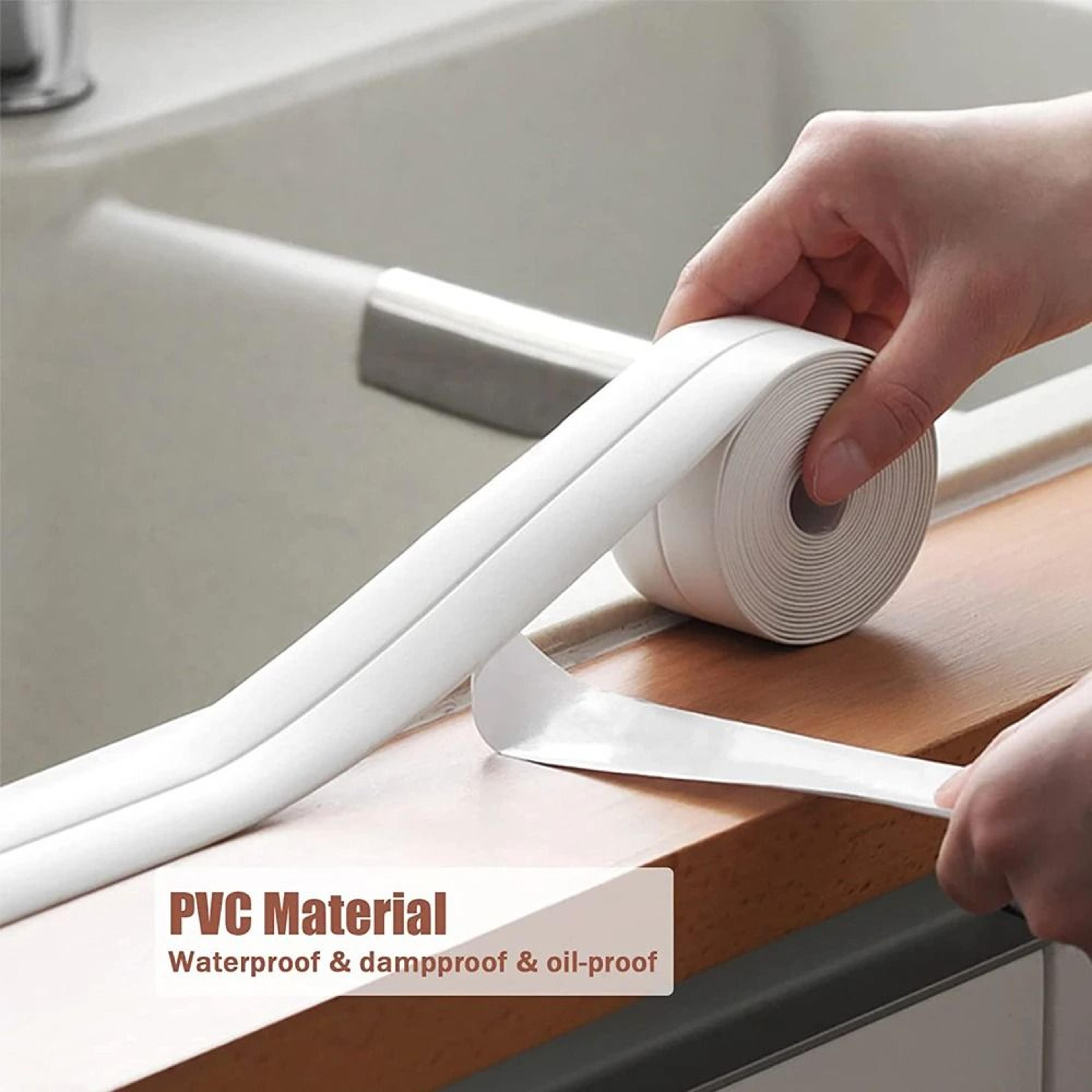 self-adhesive waterproof bath and kitchen caulk tape