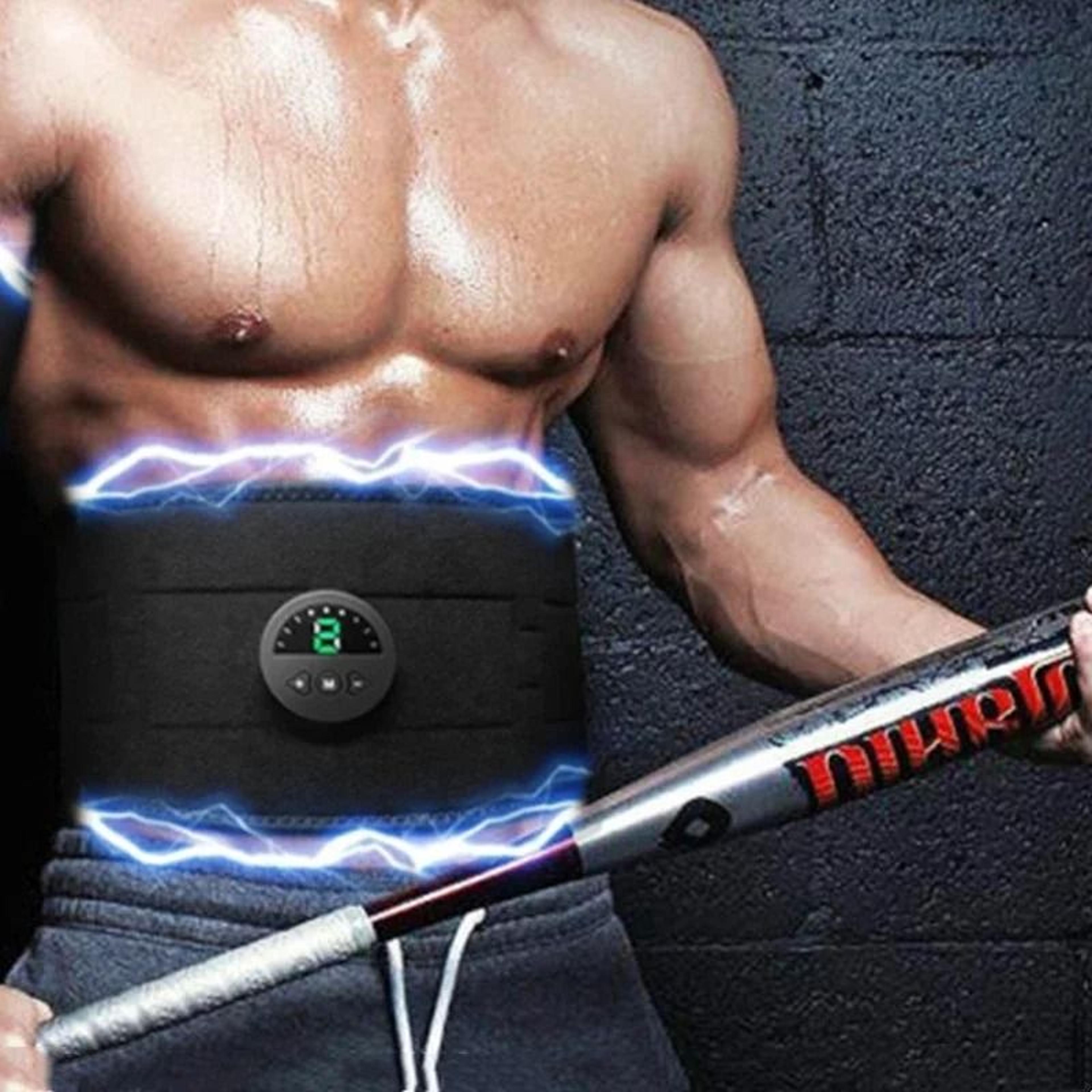 electric ems abdominal toning belt and muscle stimulator