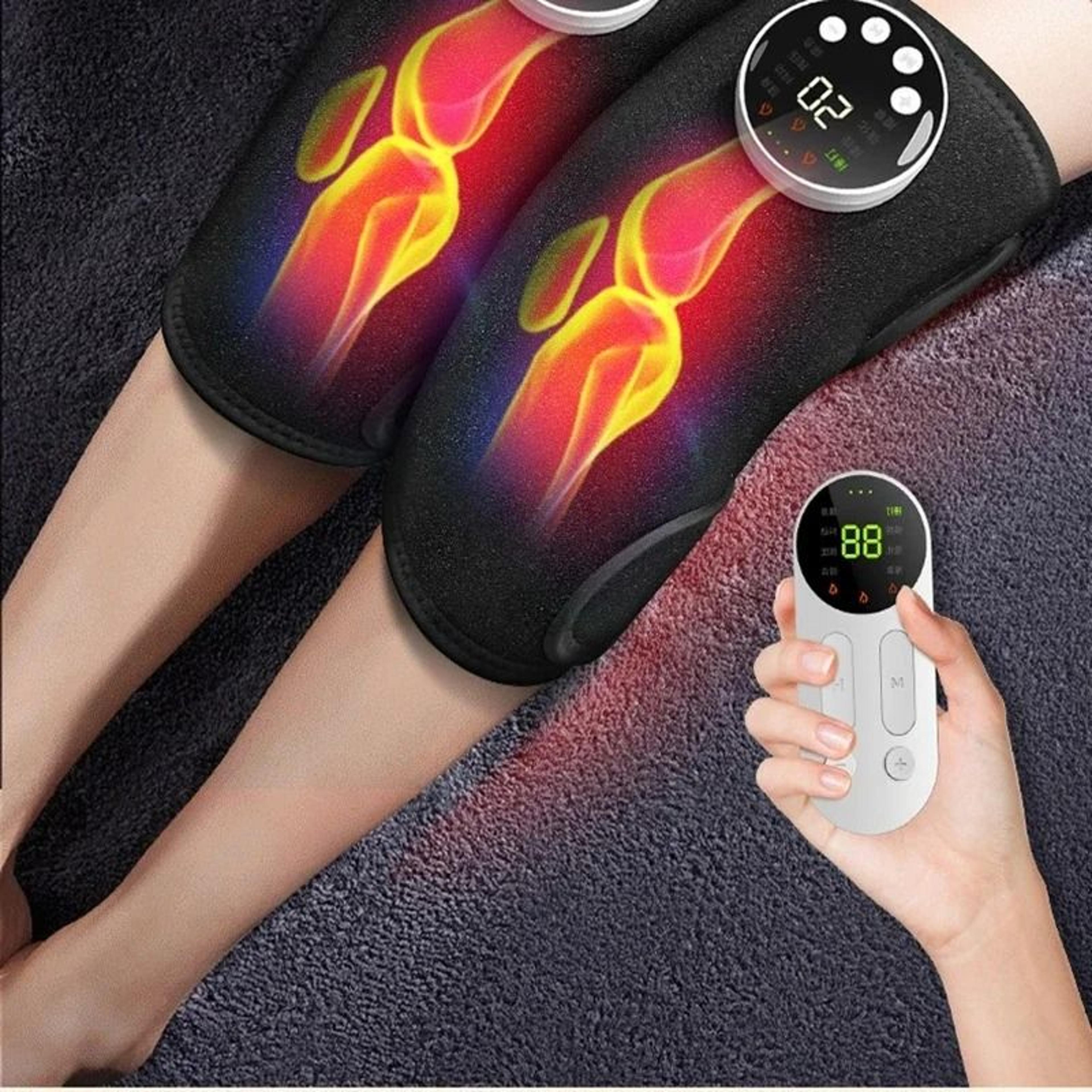3-in-1 heated vibration massager for knee, shoulder, and elbow