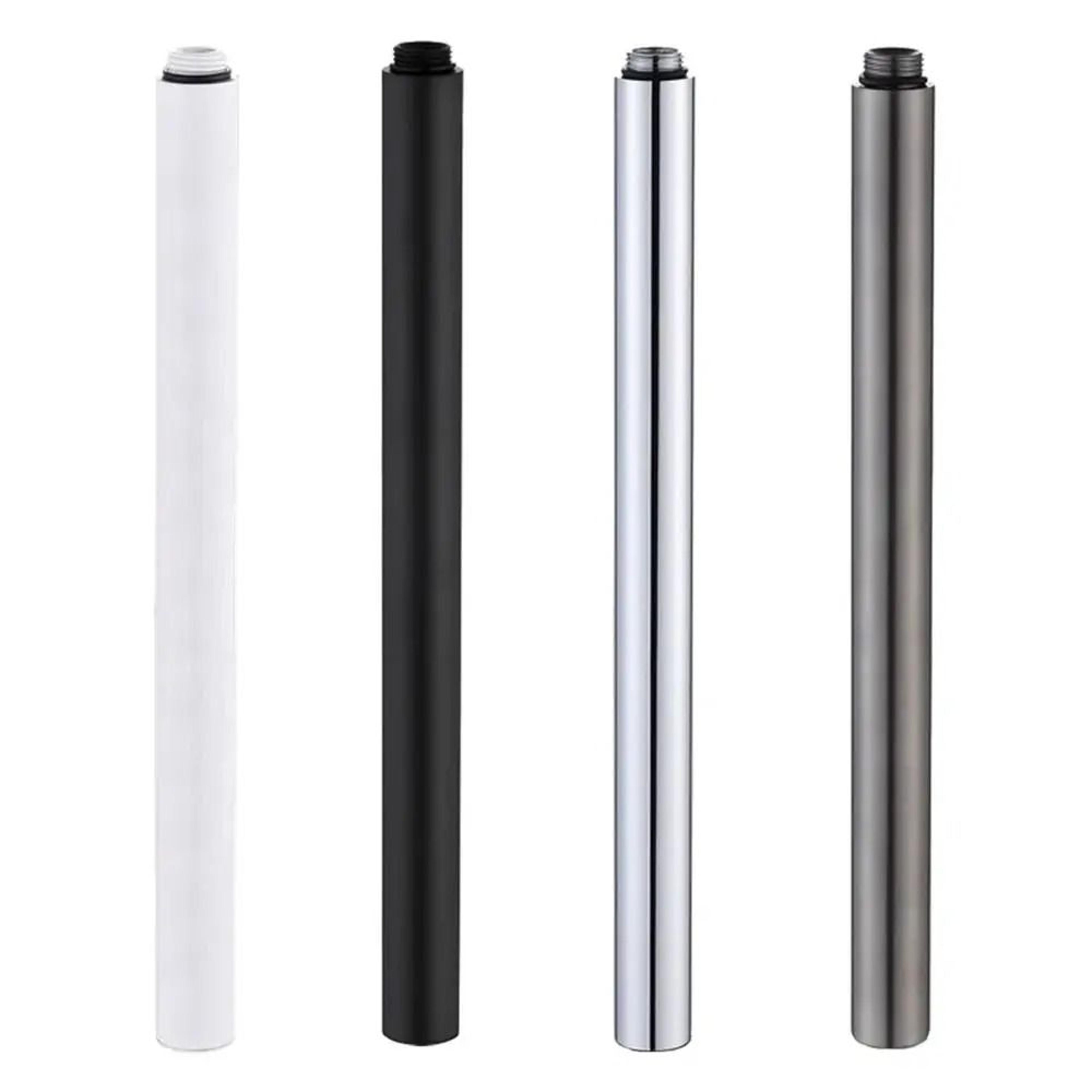 stainless steel shower head extension pipe for extra height
