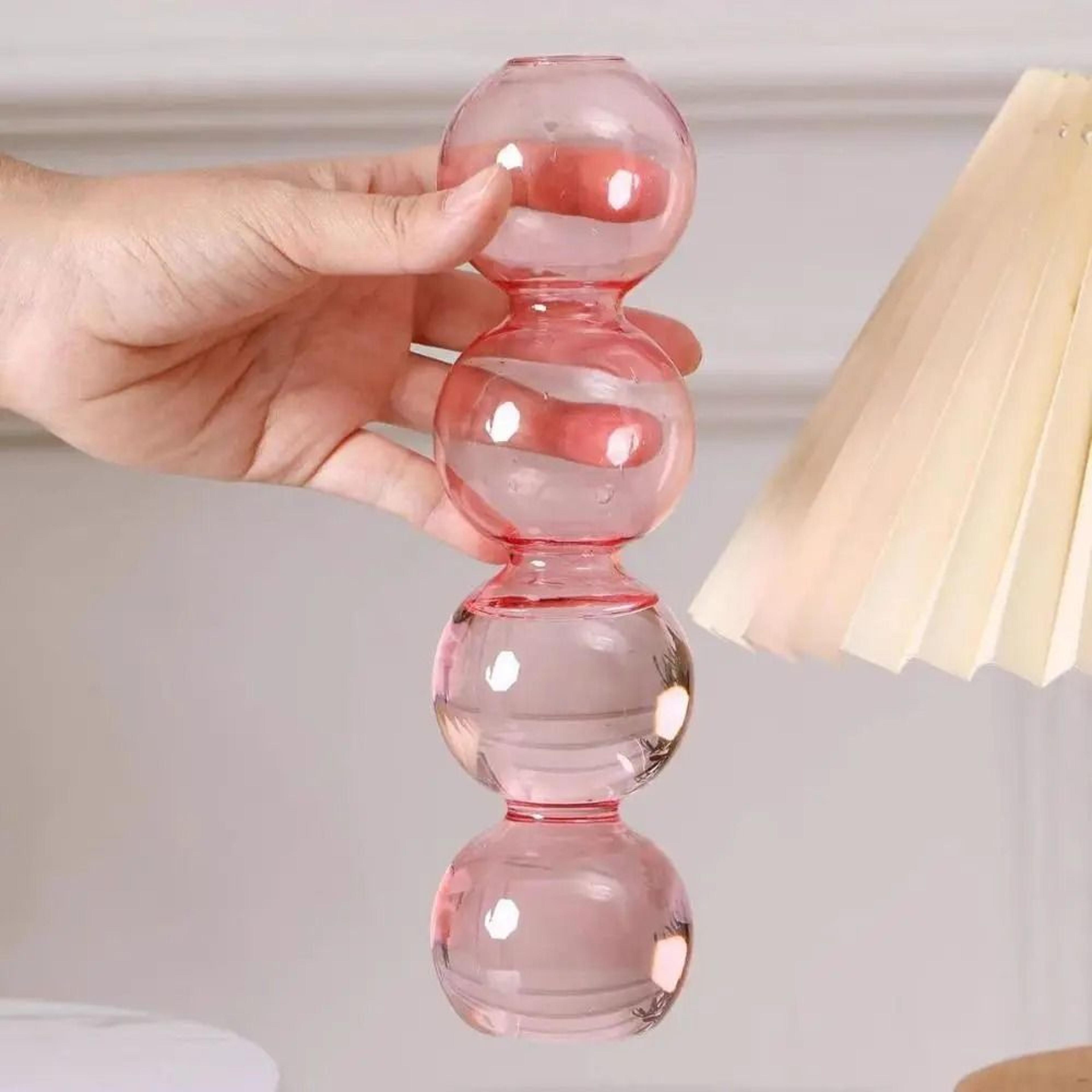 romantic spherical glass hydroponic flower pot