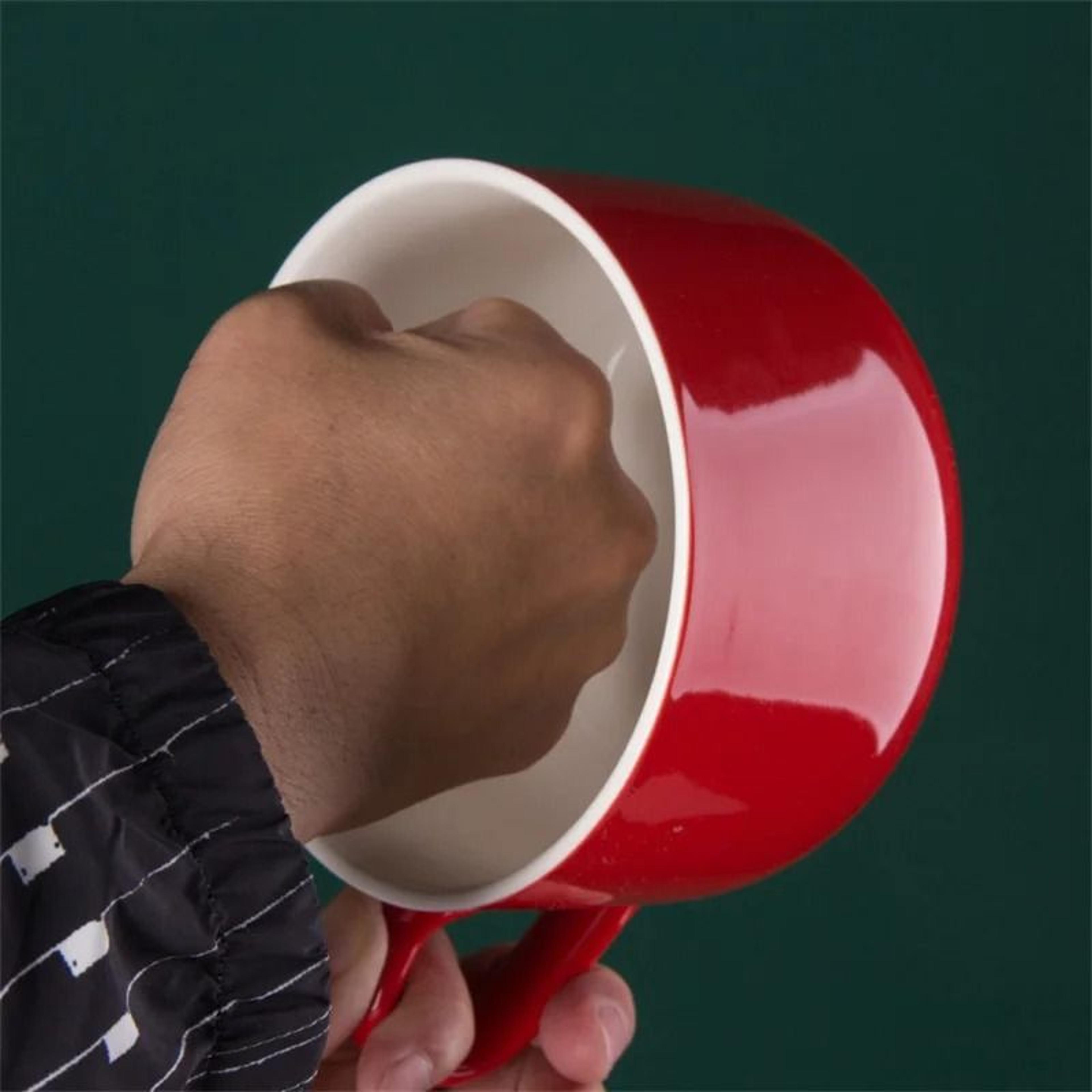 large capacity ceramic coffee mug and breakfast bowl