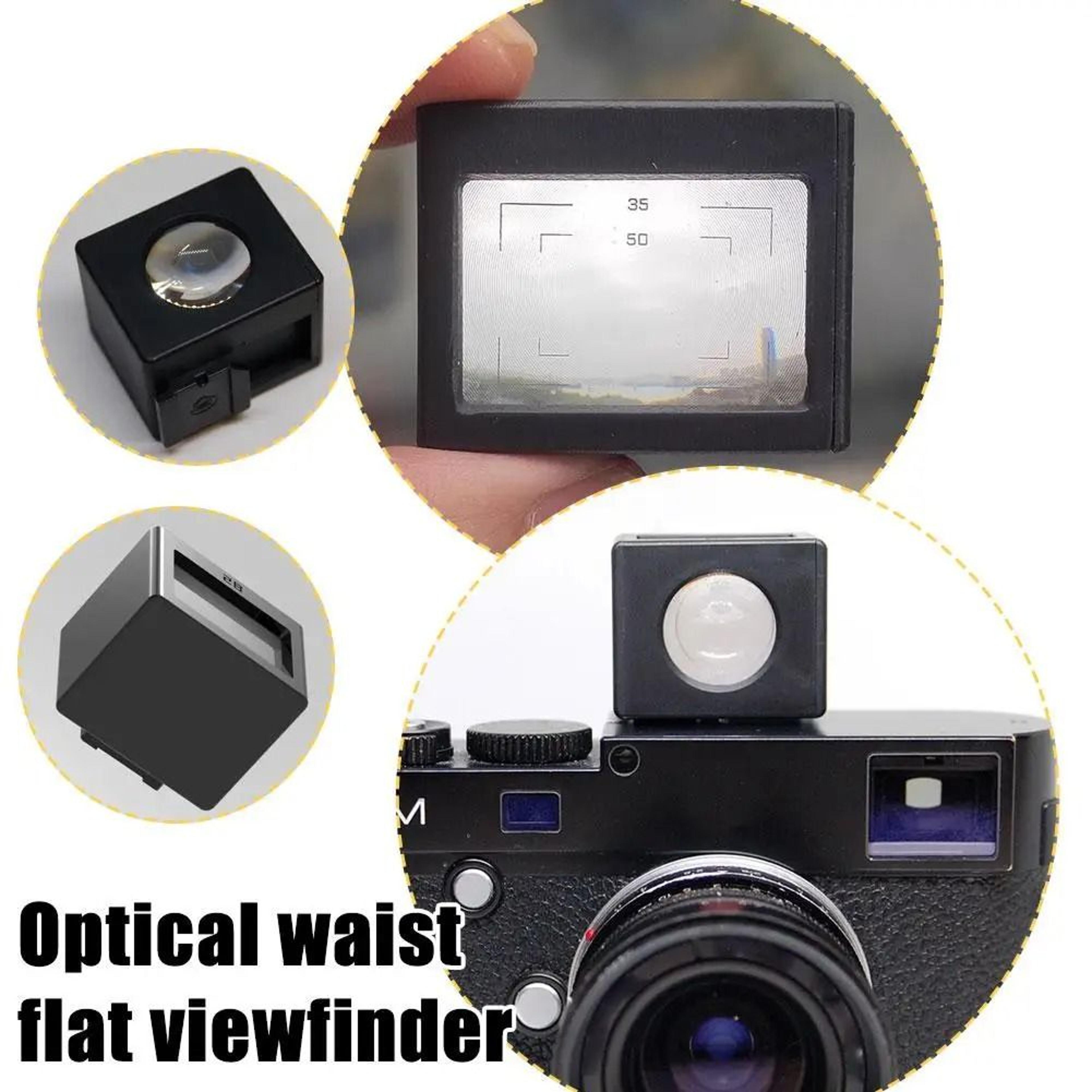 optical waist-level viewfinder for framing