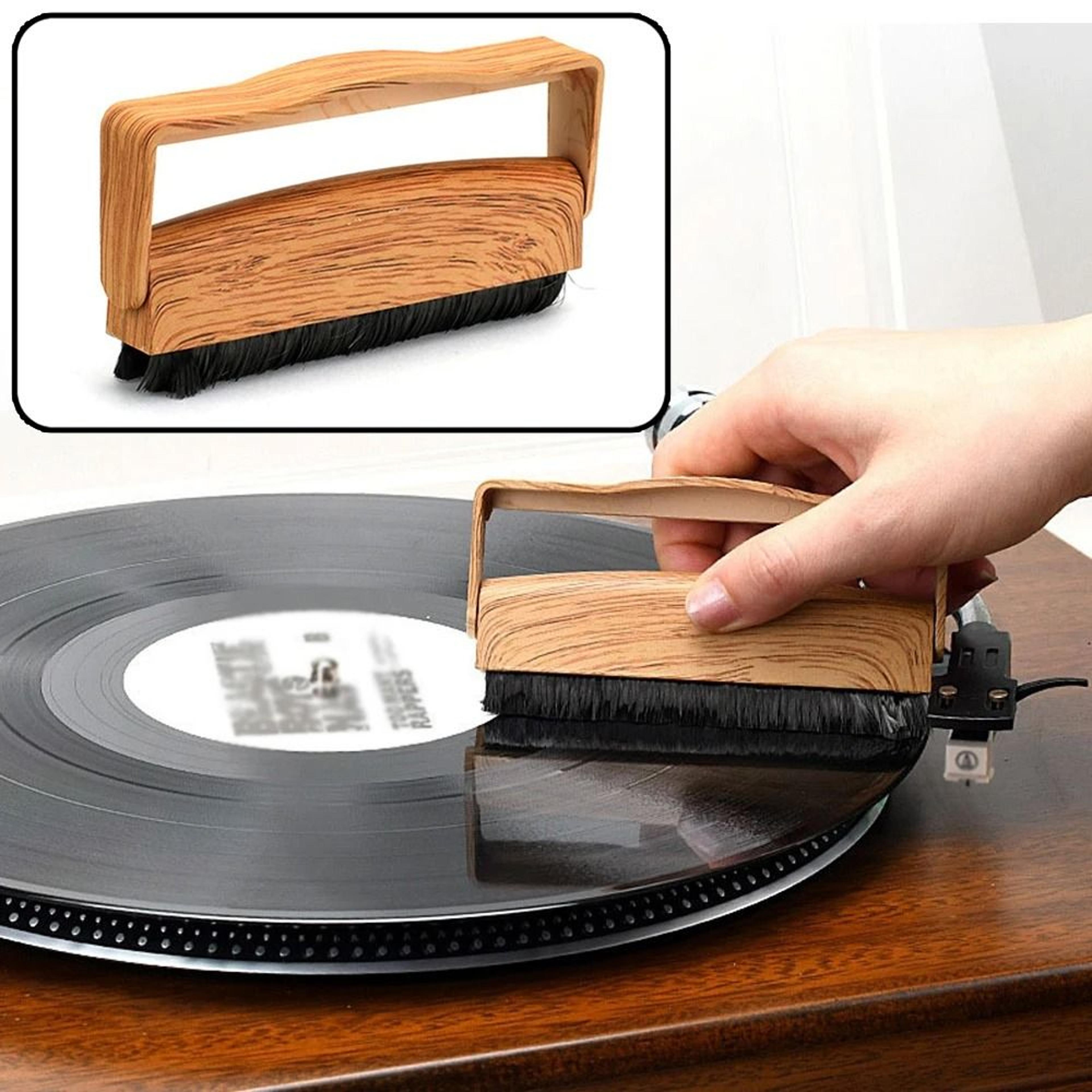professional anti-static carbon fiber record brush