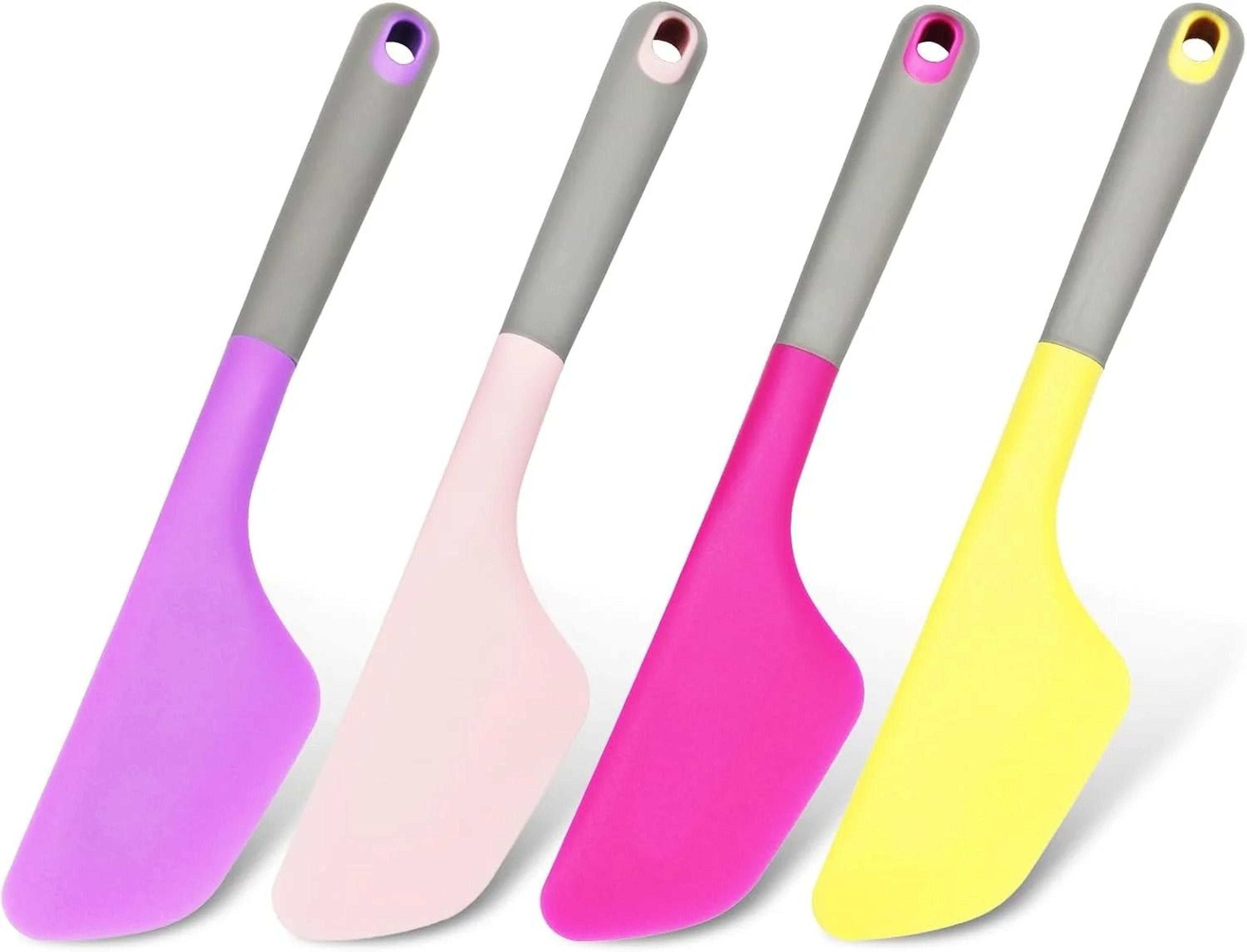 professional silicone flip-and-fold omelette spatula and precision crepe turner