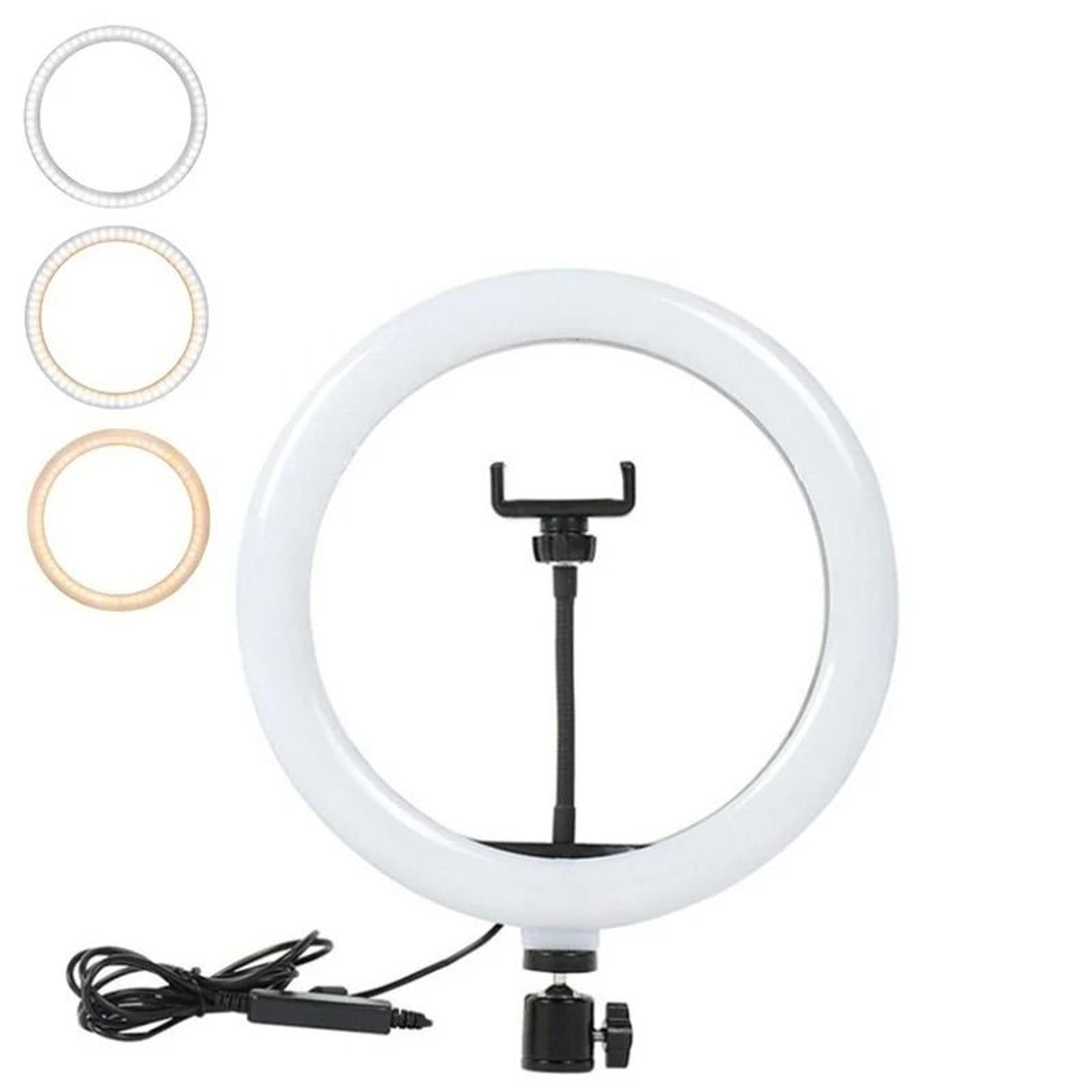 professional high-brightness led selfie ring light and multi-angle studio tripod station