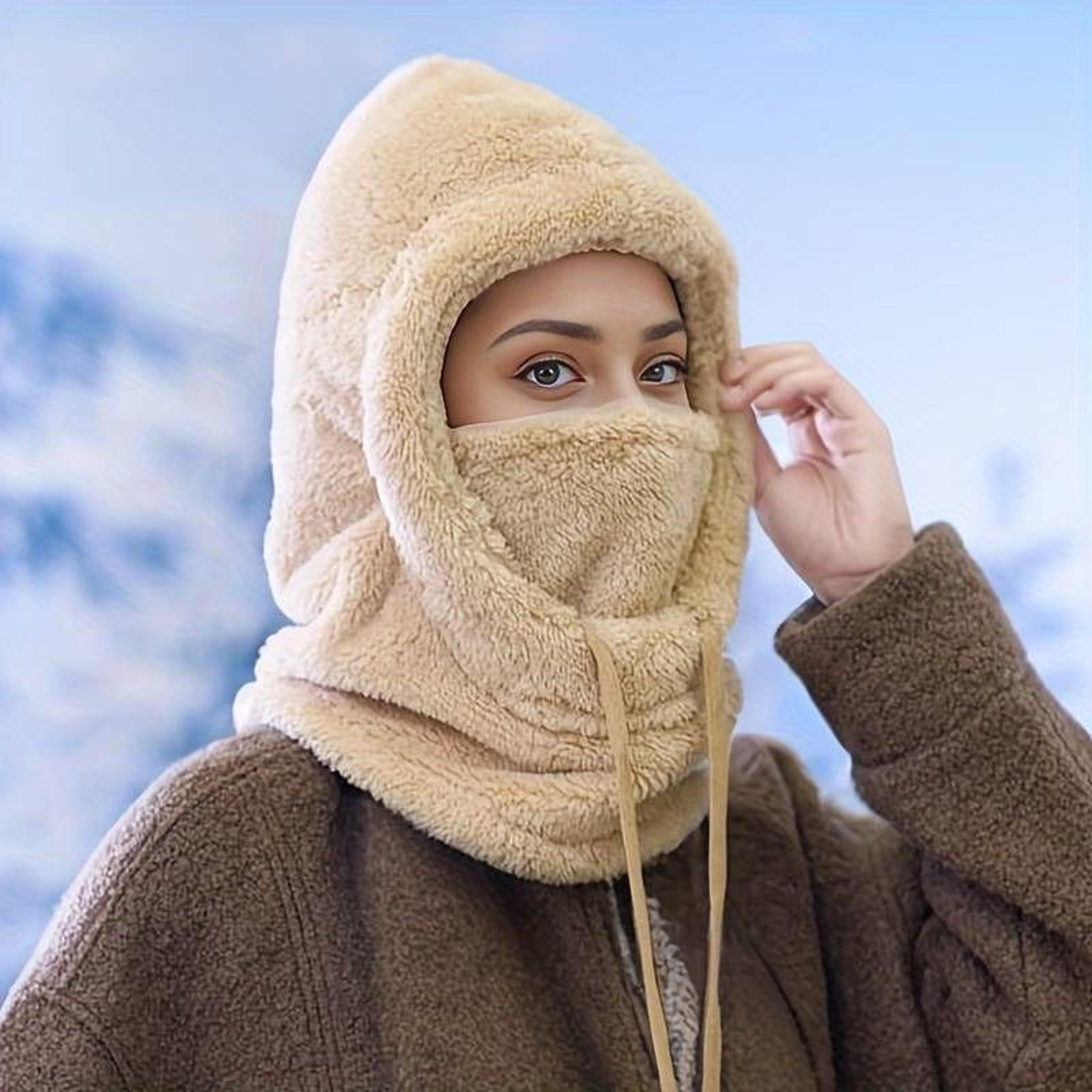 winter warm balaclava thermal ski hood with full face cover
