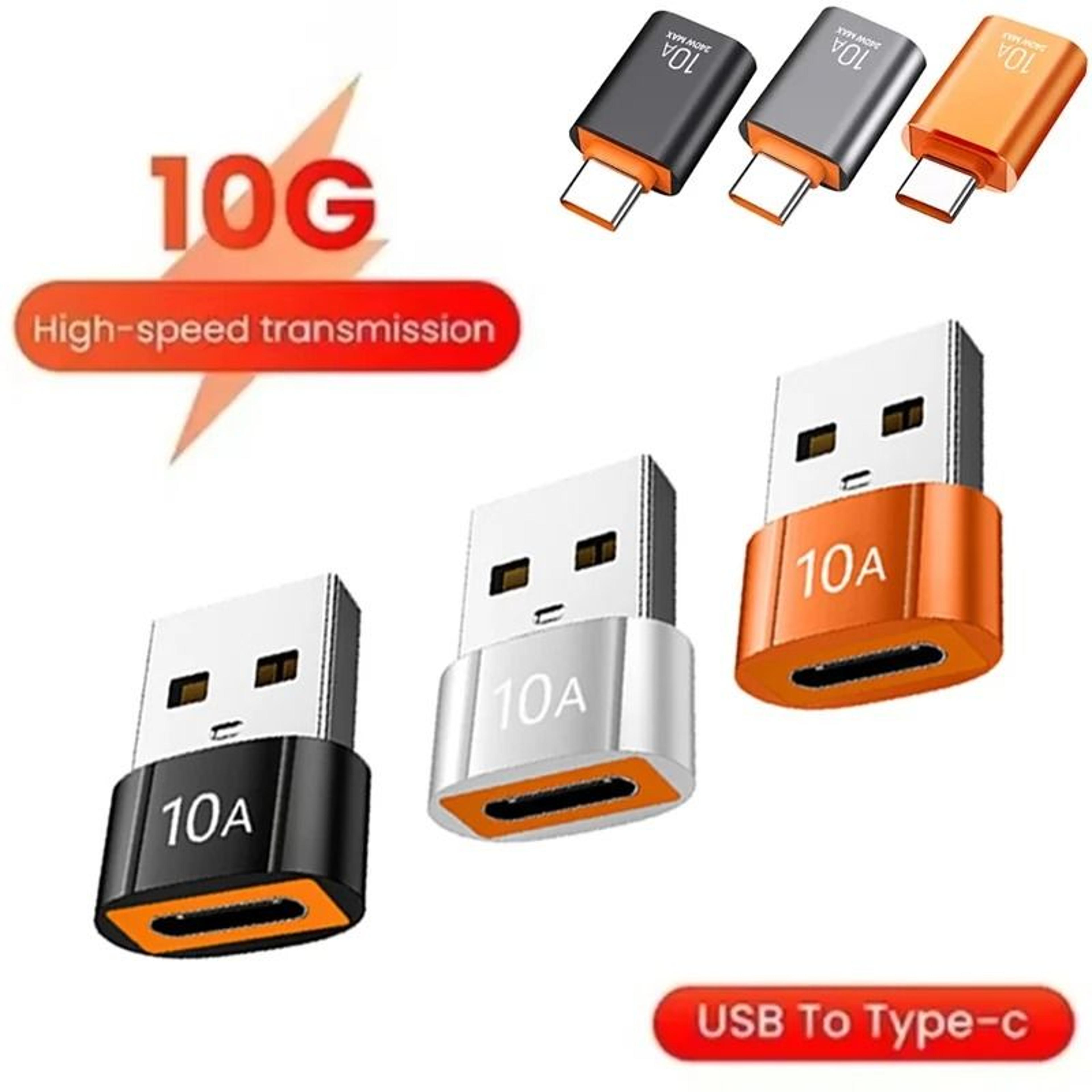 professional high power 10a usb 3.0 to type c otg adapter and ultra fast charging converter