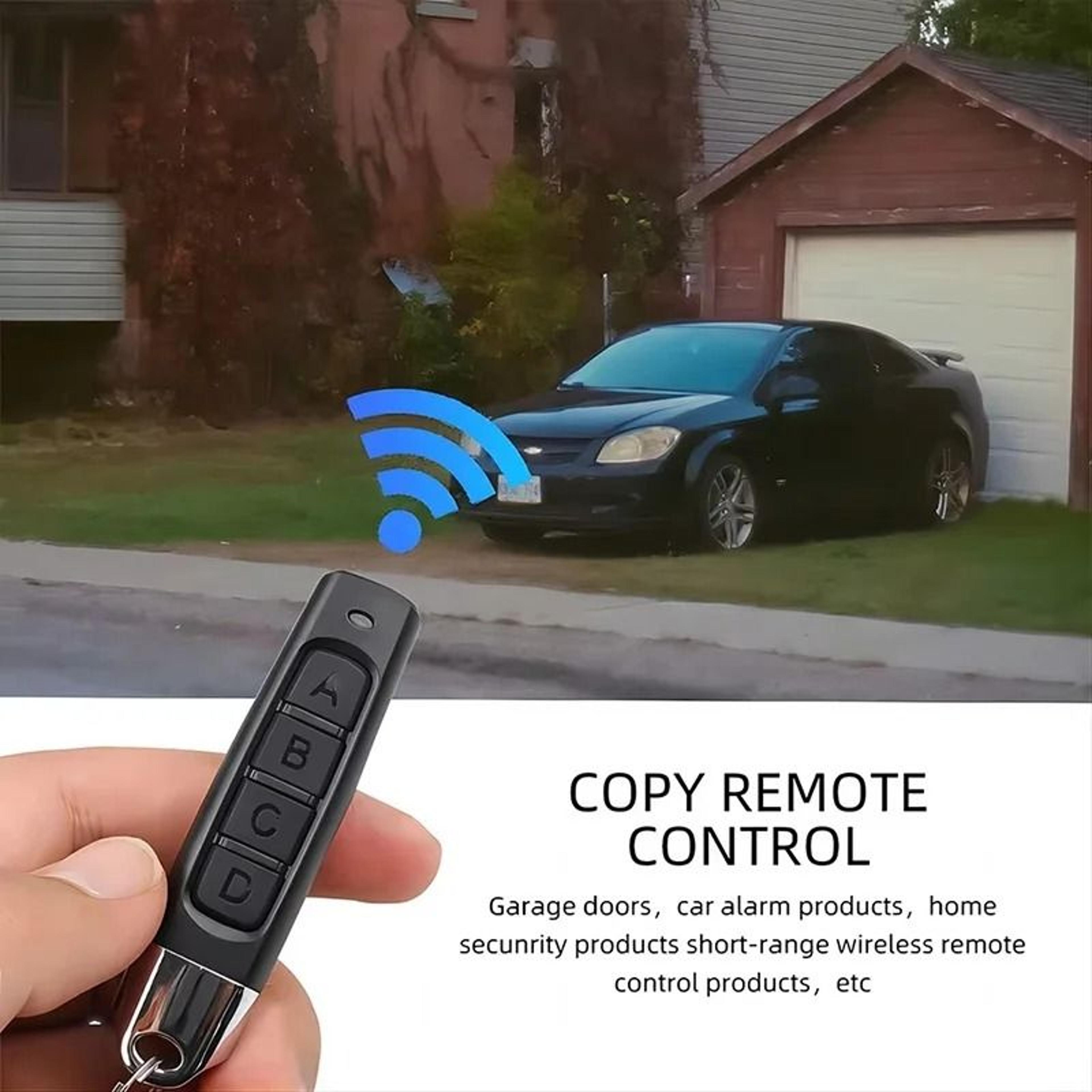 high security 4 ch universal garage door opener and 433mhz learning code remote duplicator
