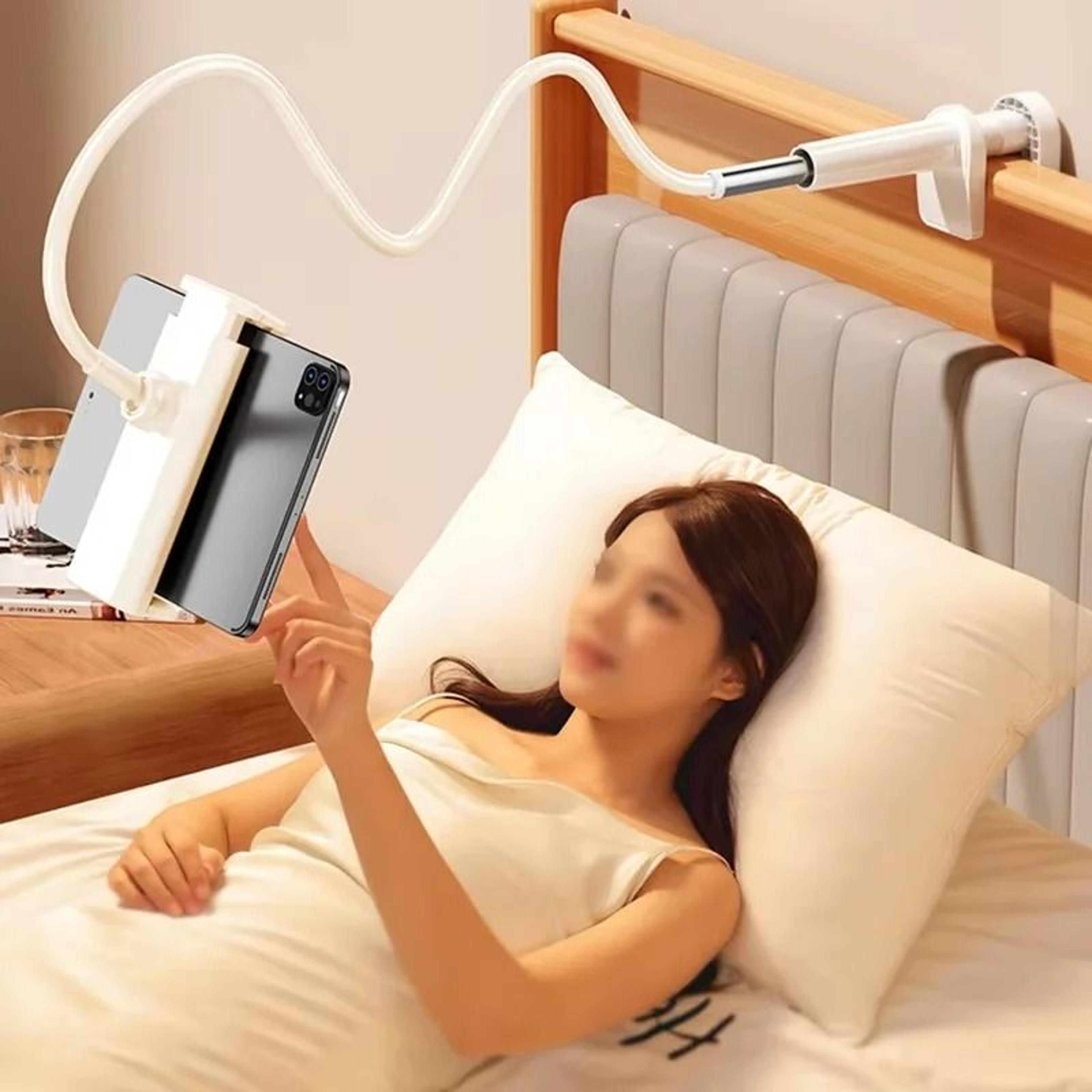 high stability flexible lazy bracket and 360 degree universal tablet stand for mobile devices