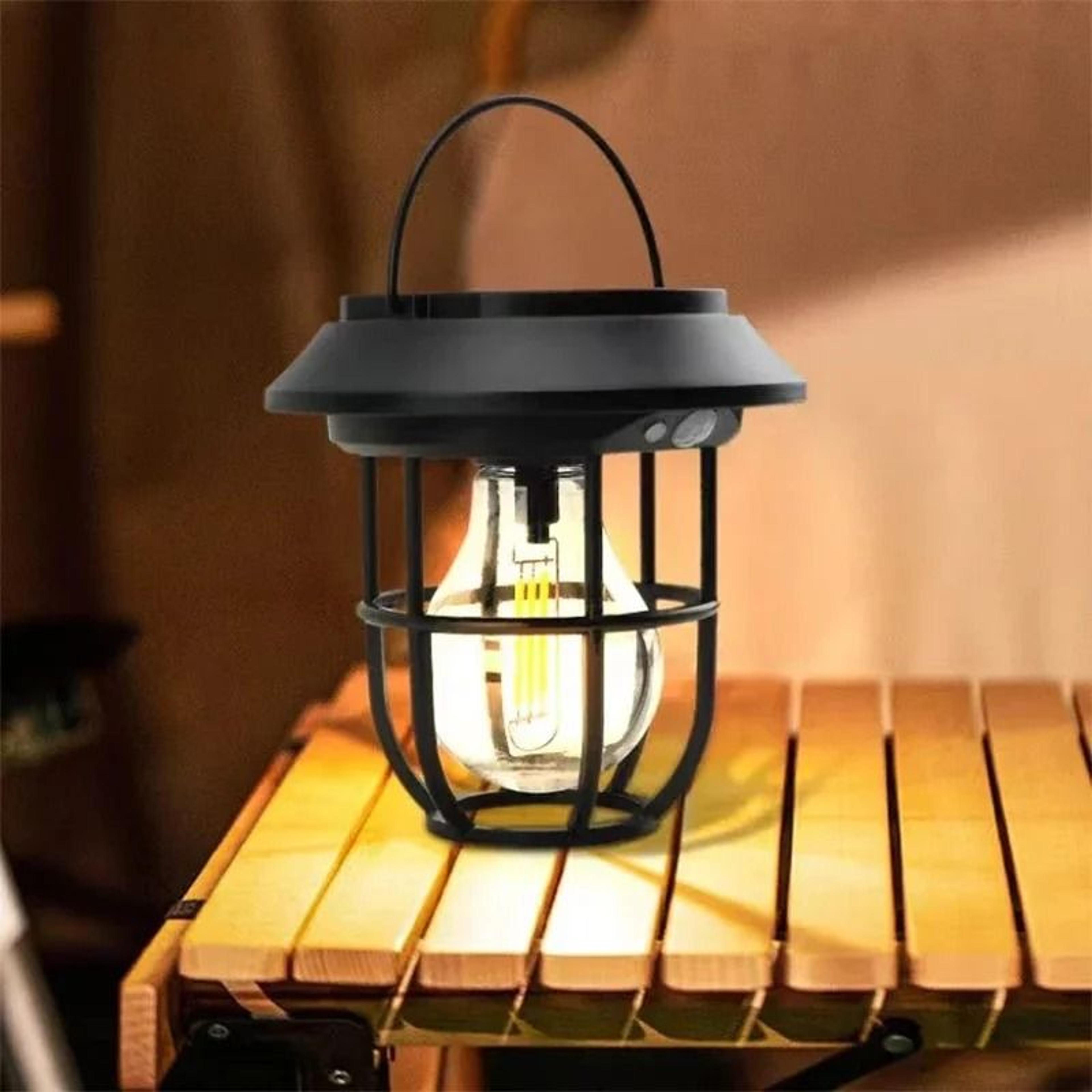 3in1 outdoor solar camping and landscape lamp