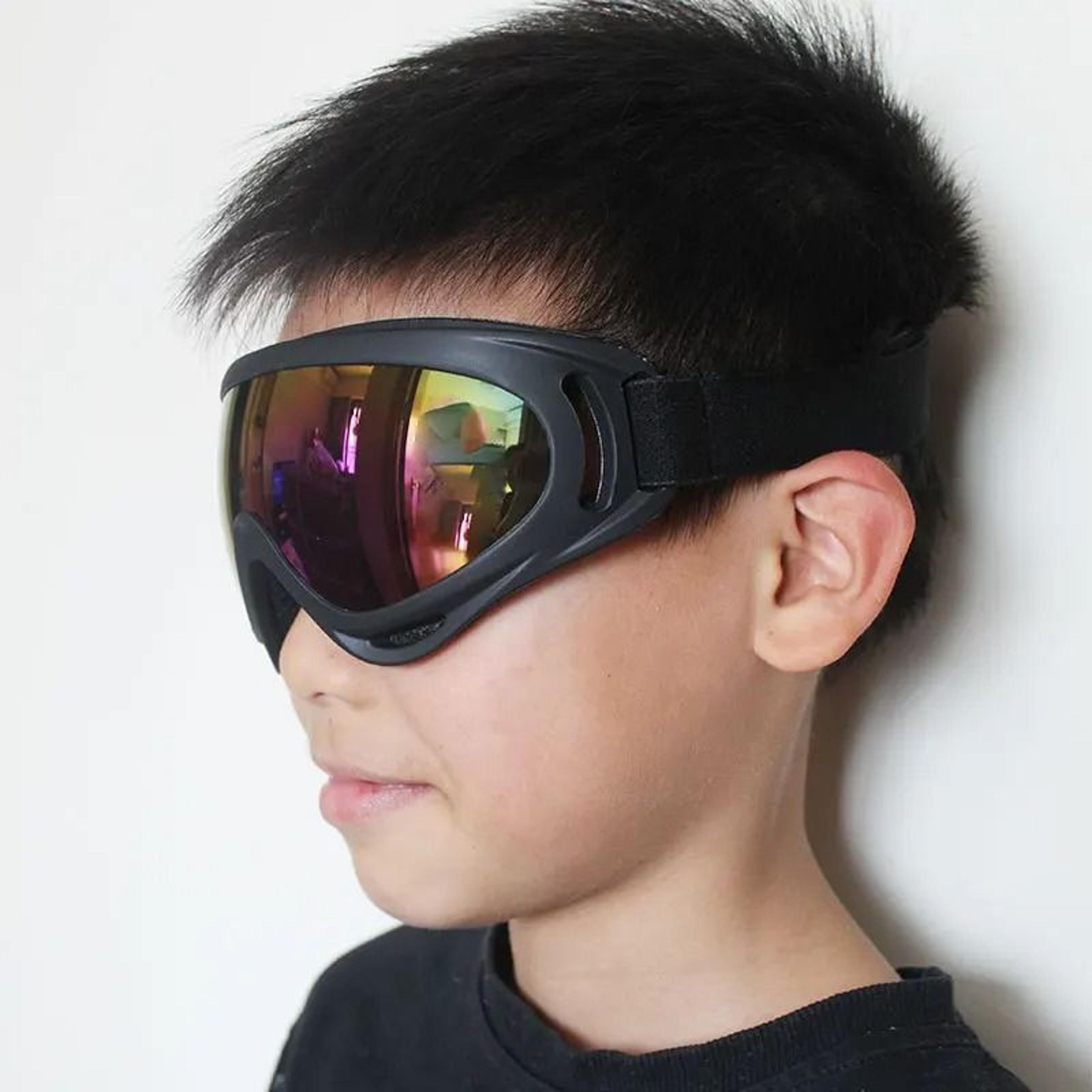 kids ski snowboard goggles anti uv windproof winter sports eyewear