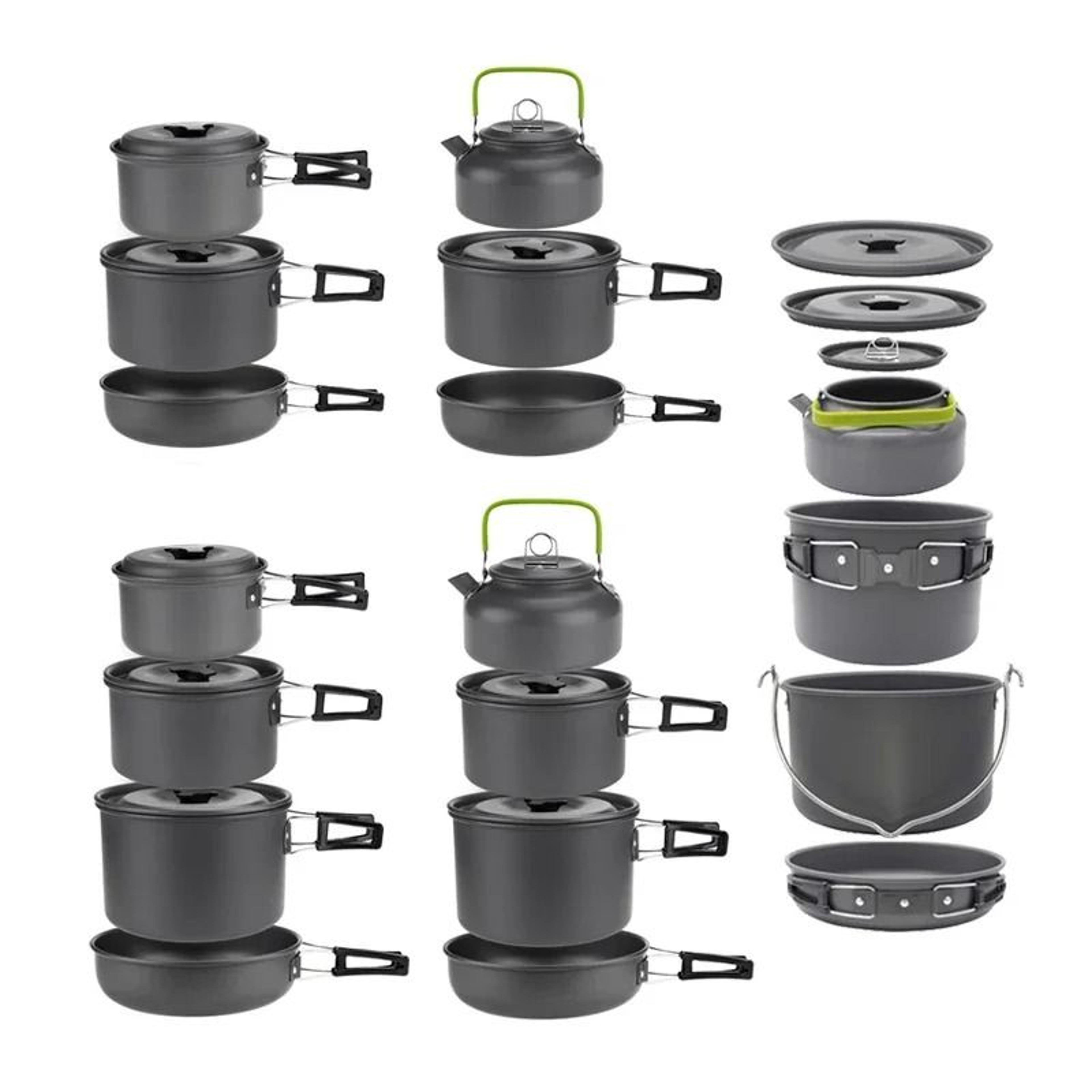 professional lightweight camping cookware set for groups
