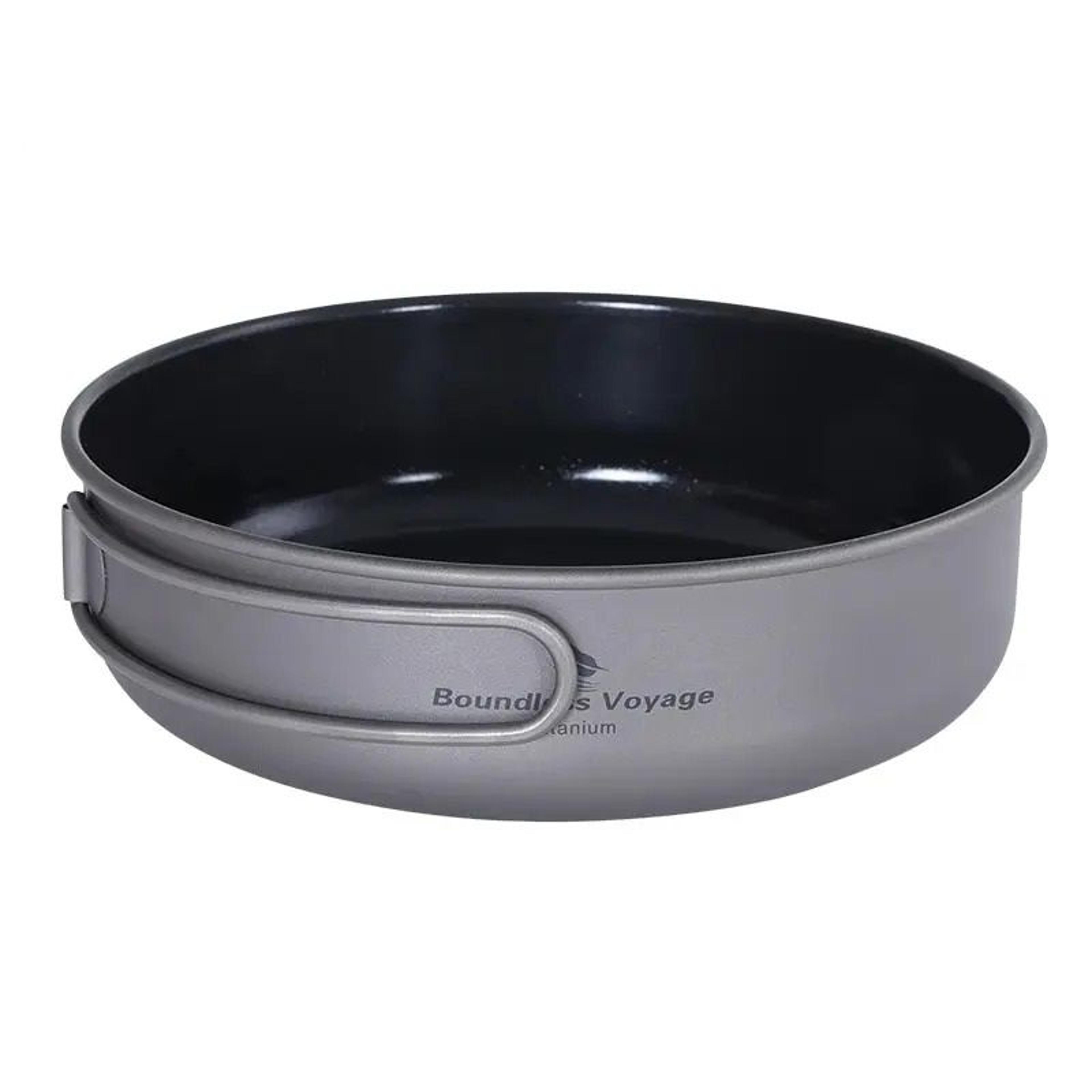ultralight titanium non-stick frying pan with ceramic coating