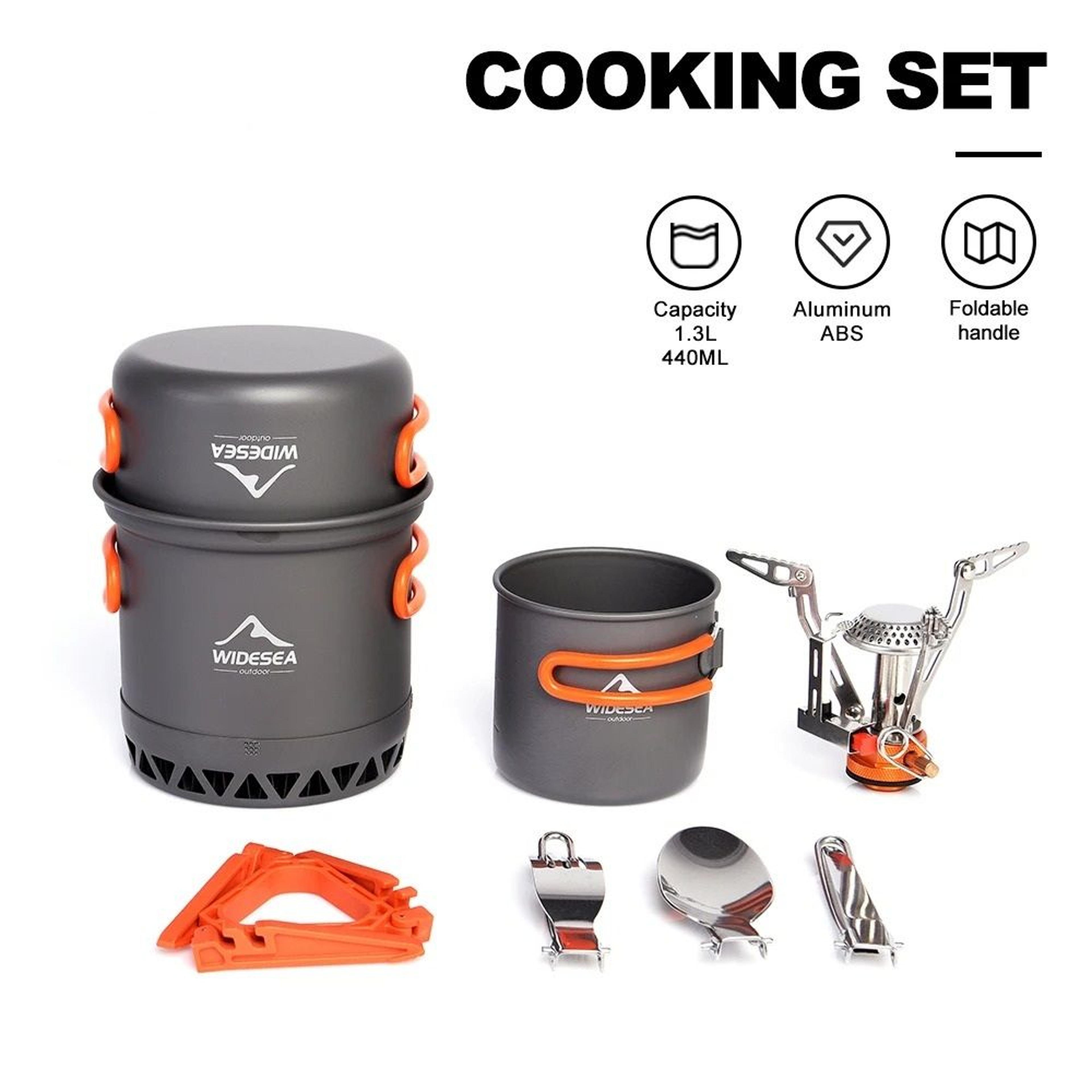 all-in-one ultralight camping cookware system