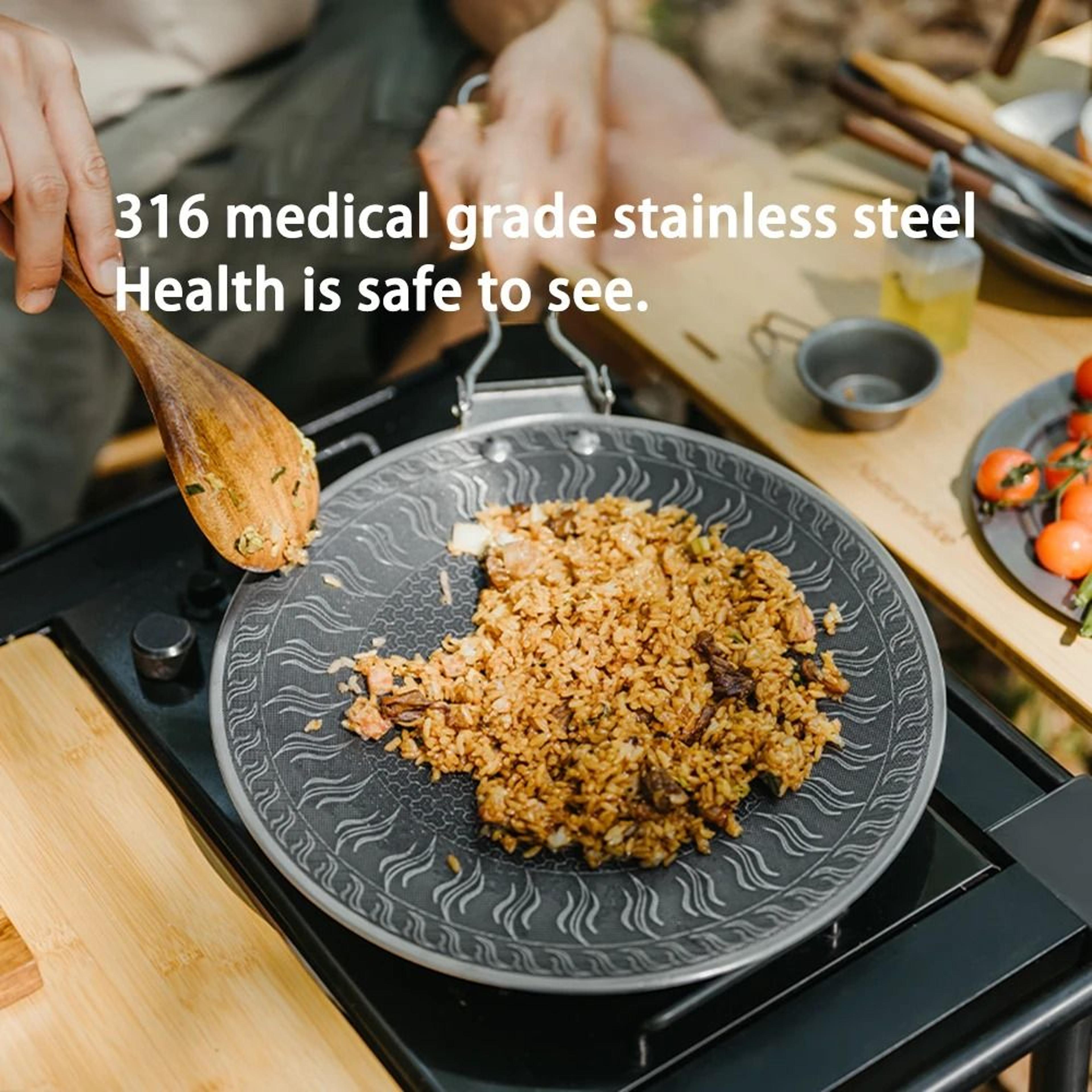 round honeycomb non-stick barbecue plate