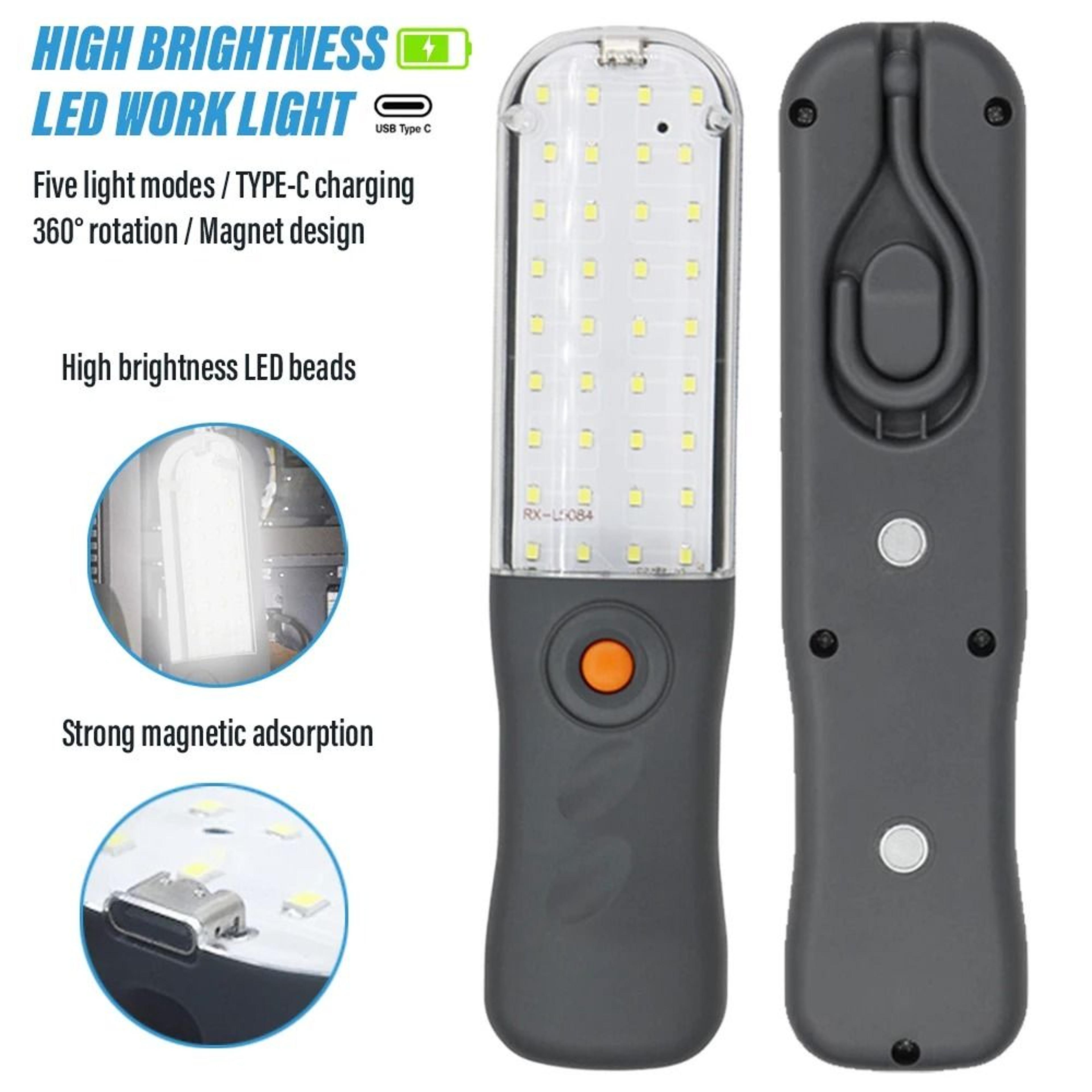magnetic tactical led work light – multi-mode outdoor searchlight