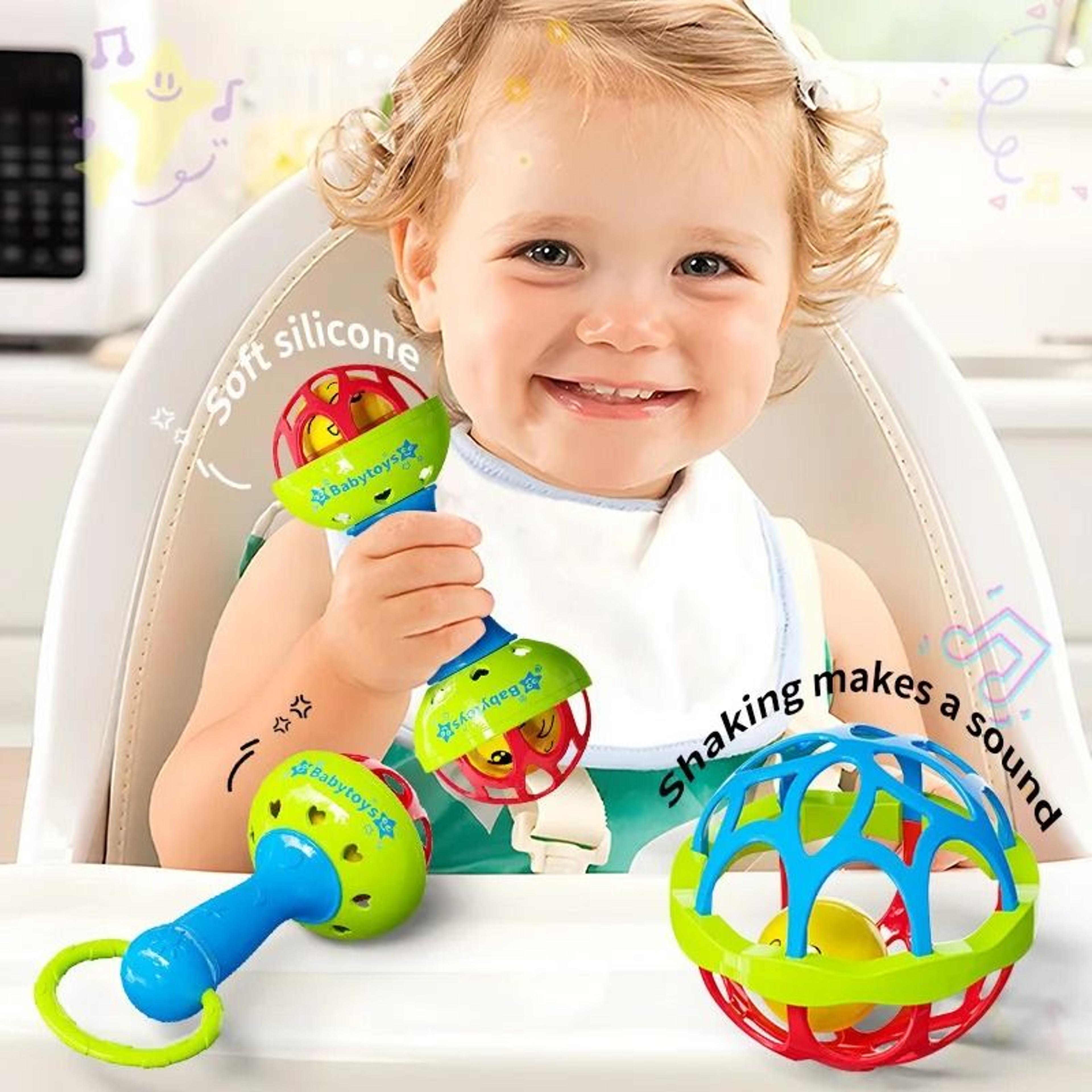sensory development rhythm set – educational drum, bell, and ball toys