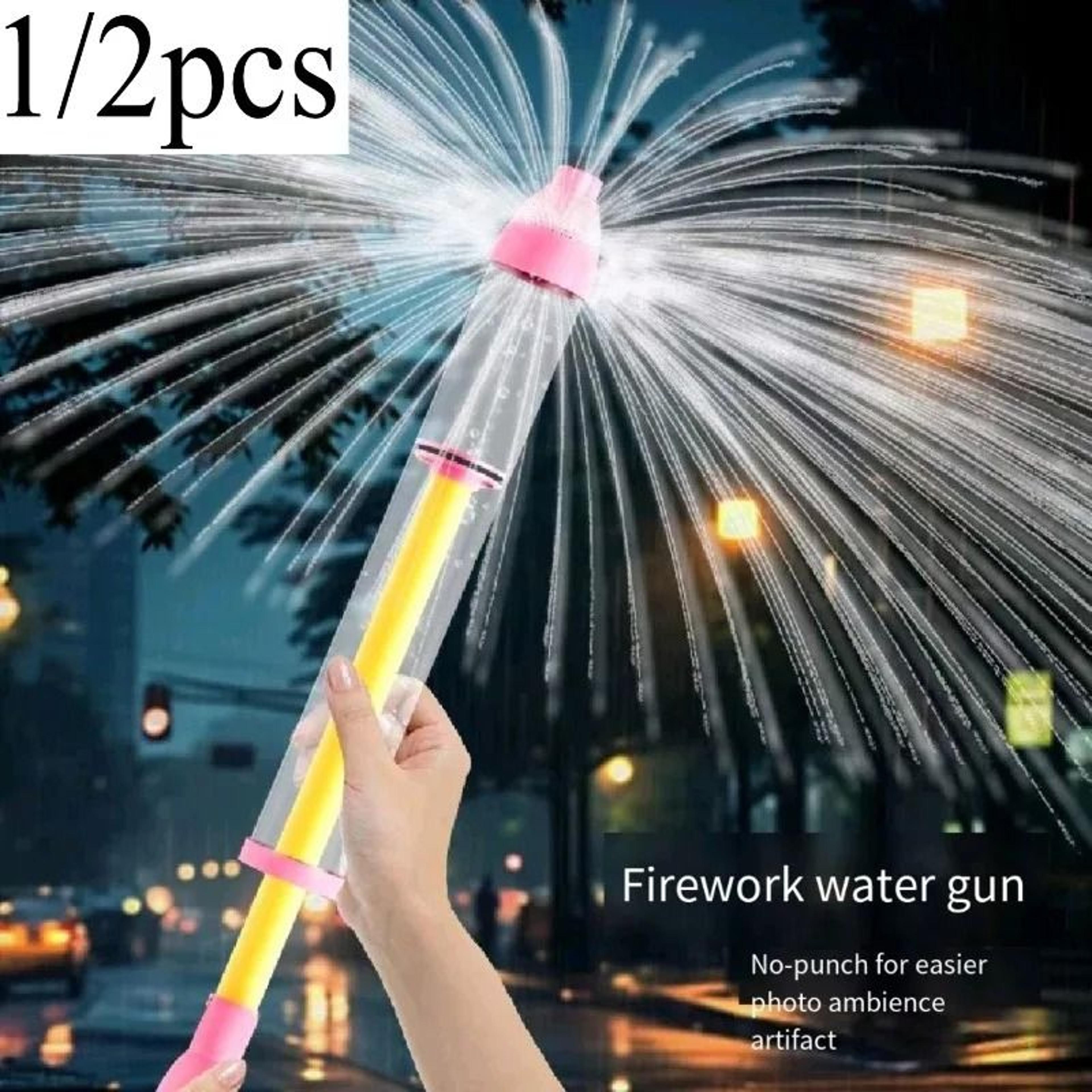firework fountain super soaker – high-volume water gun for beach & backyard battles