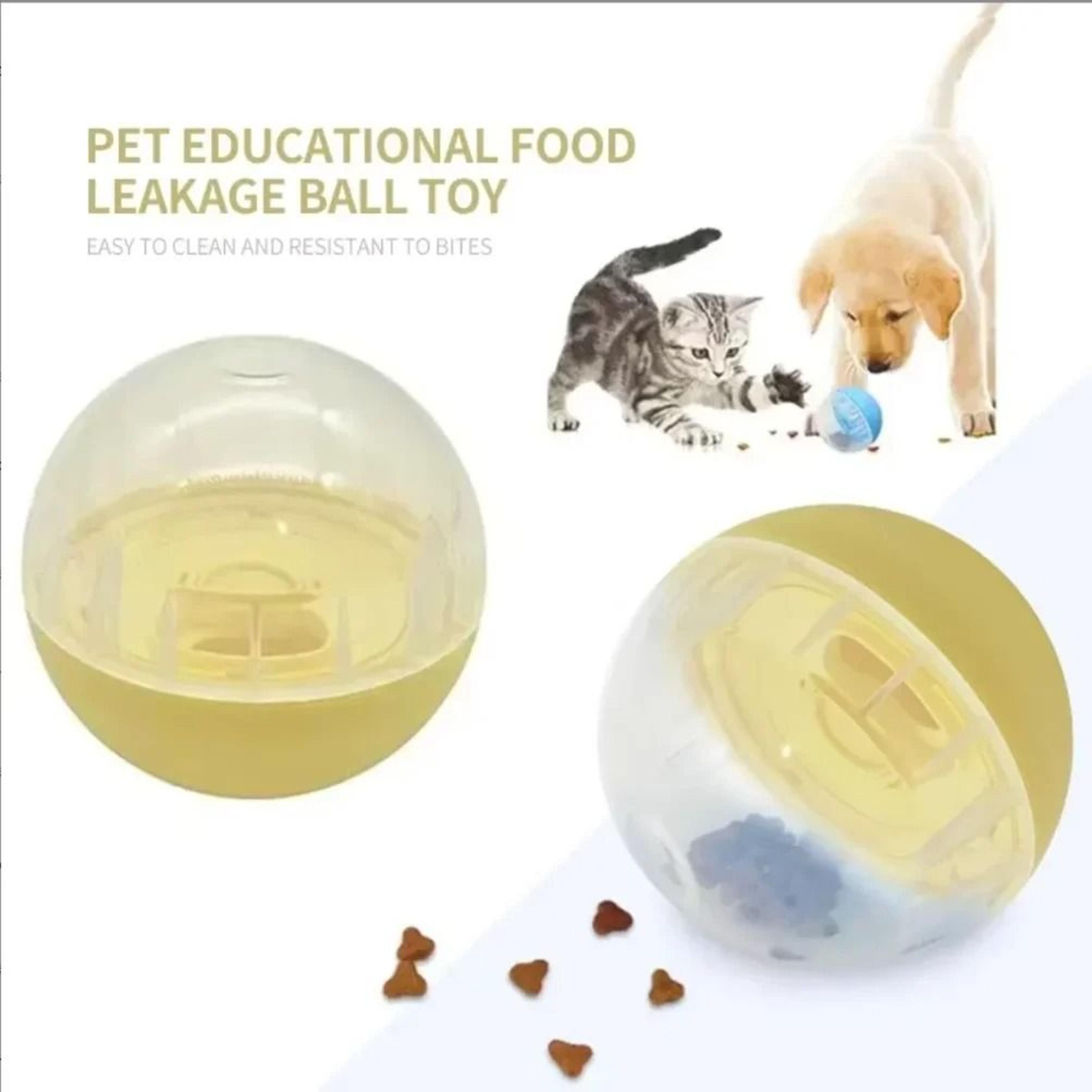 adjustable pet treat dispensing ball – interactive iq training & slow feeder