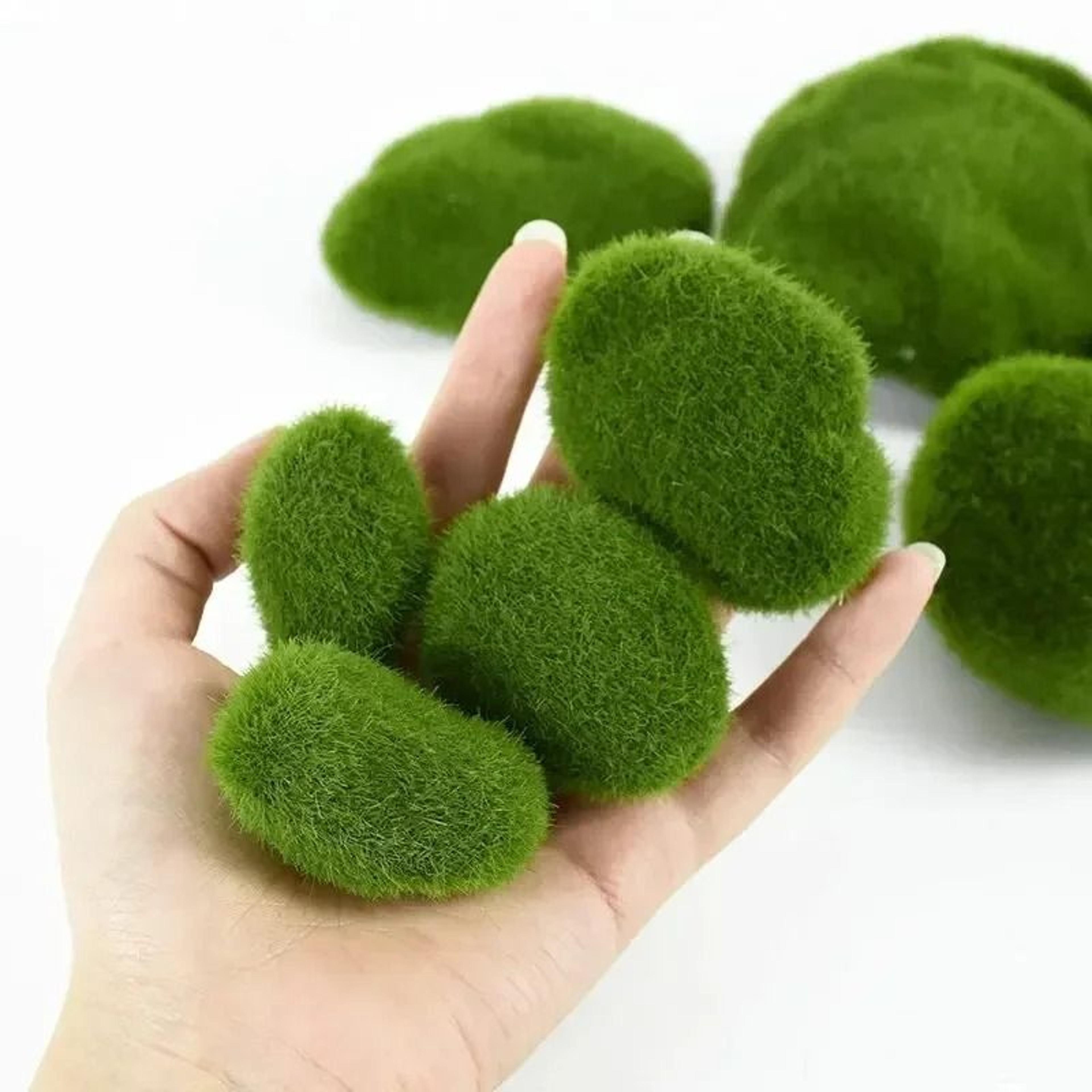 10-piece artificial moss stone set – versatile garden & home decor