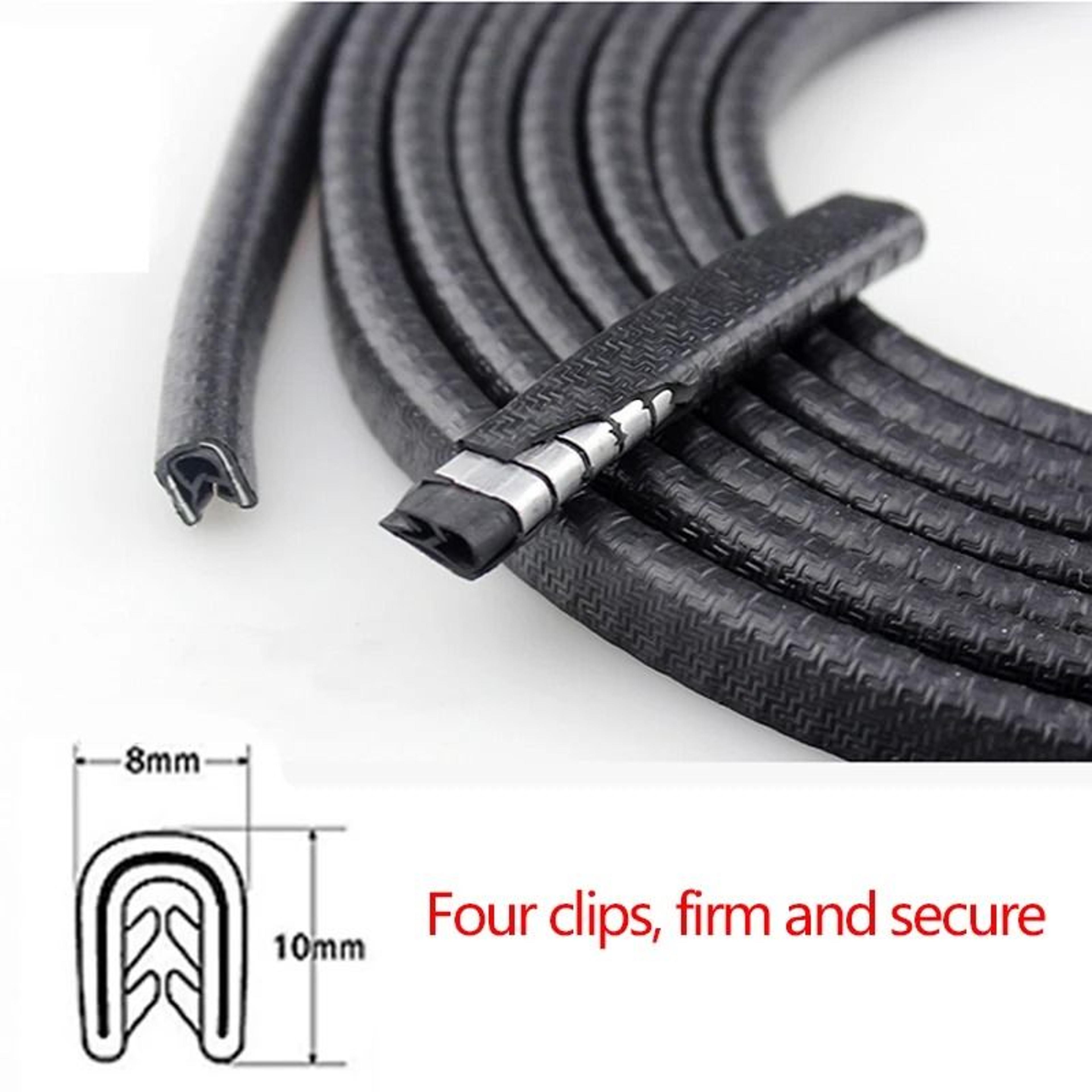 universal car door edge scratch protector – heavy-duty sealing strip guard