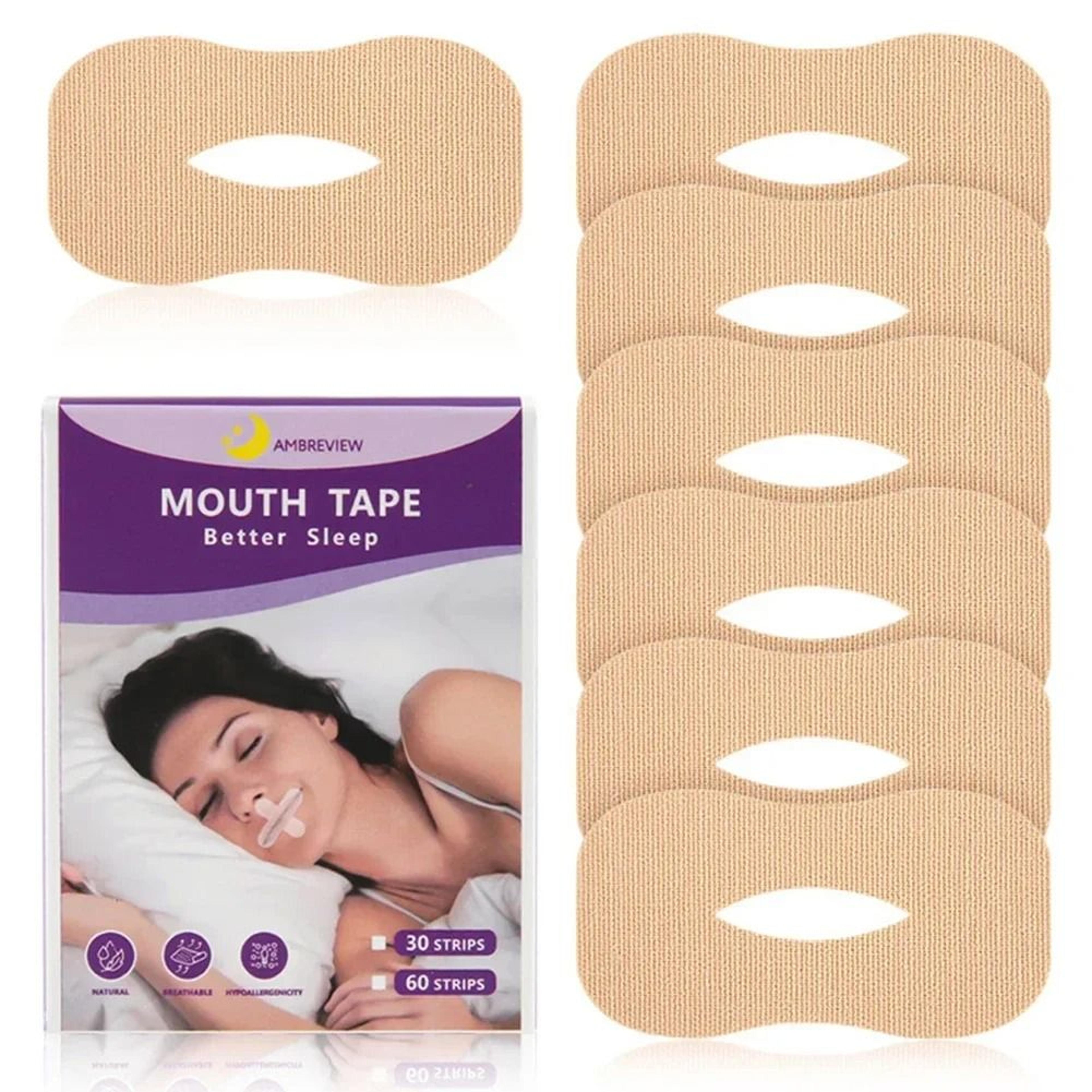 10-piece night sleep mouth correction & anti-snoring patches