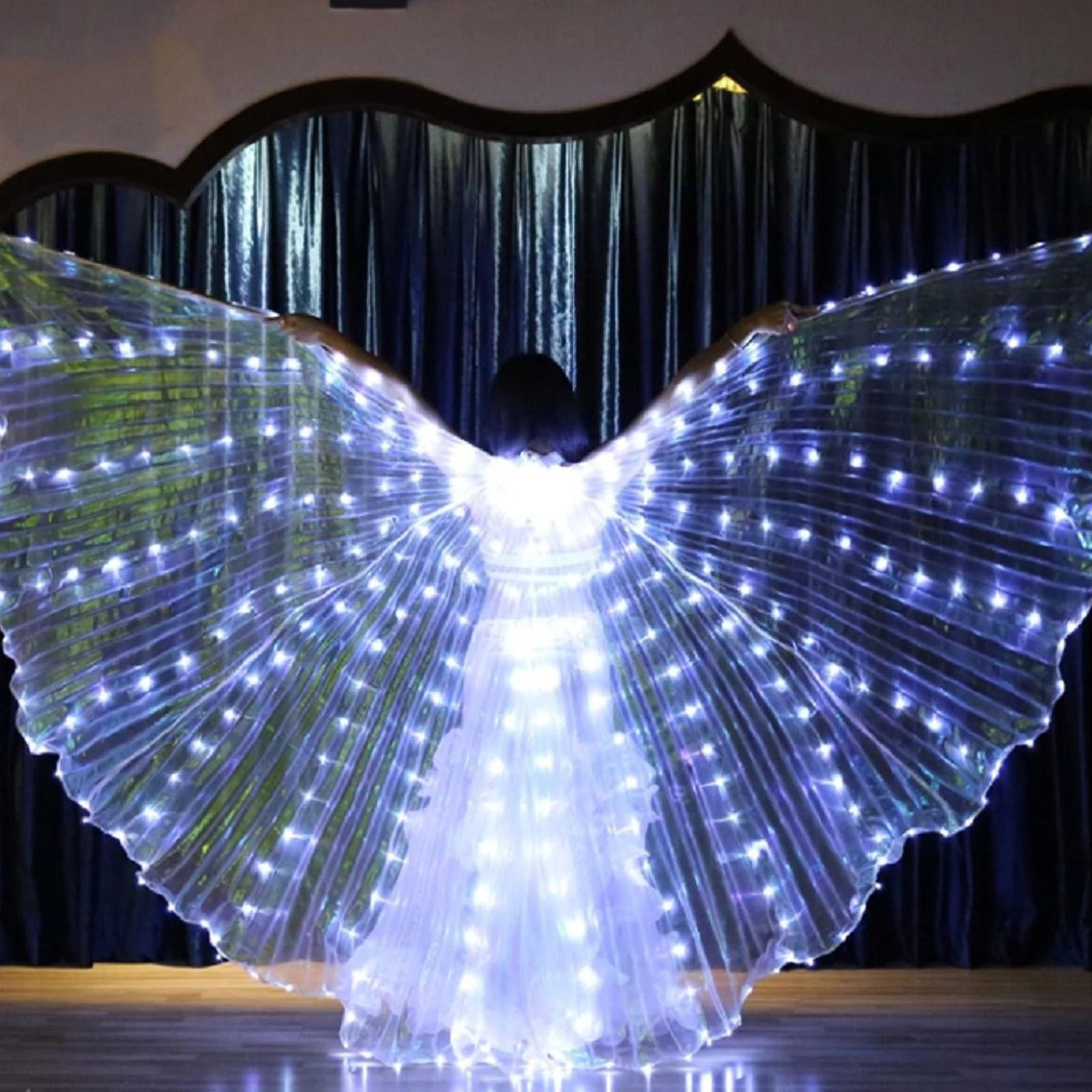 led light up isis wings for performance