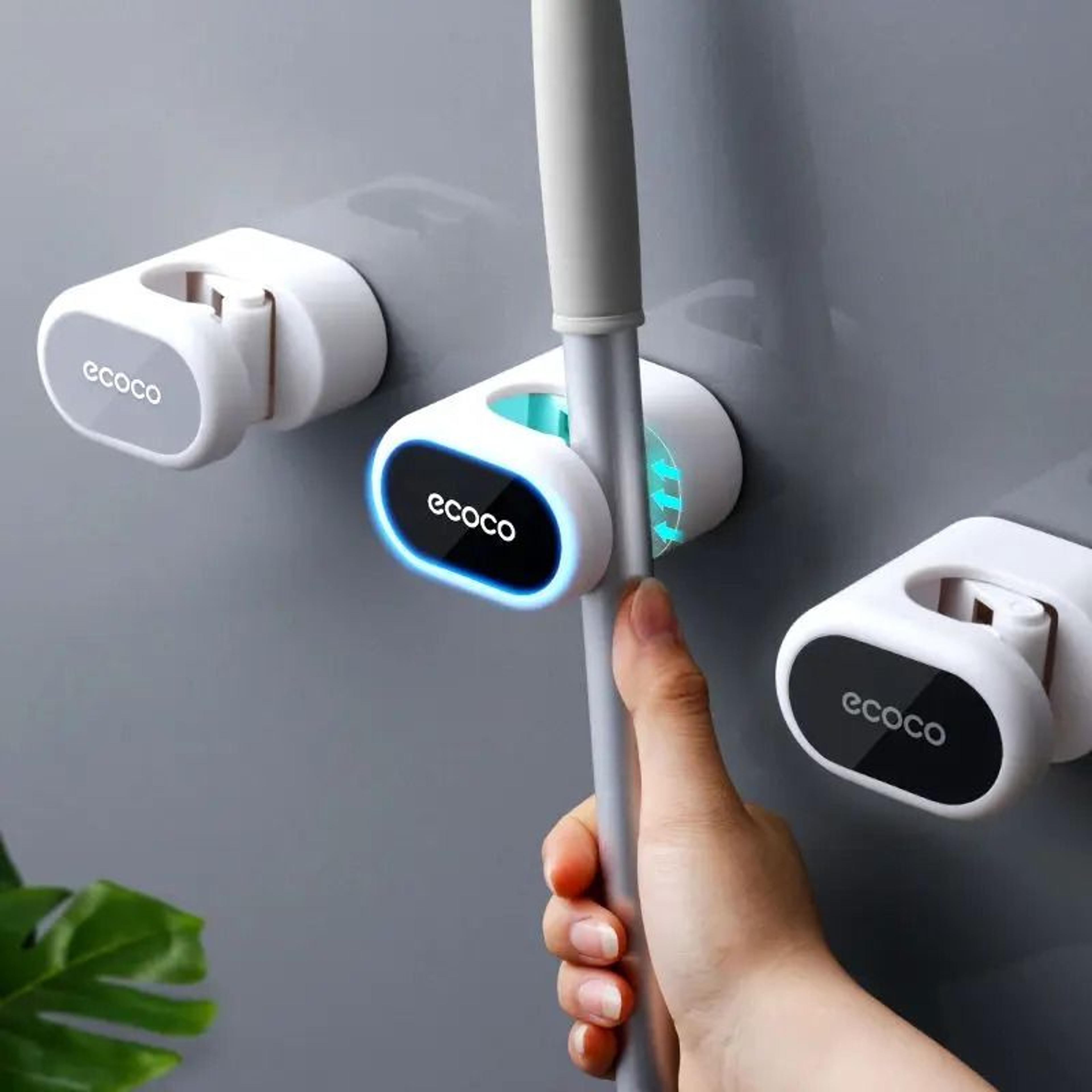 wall mounted mop & broom rack holder