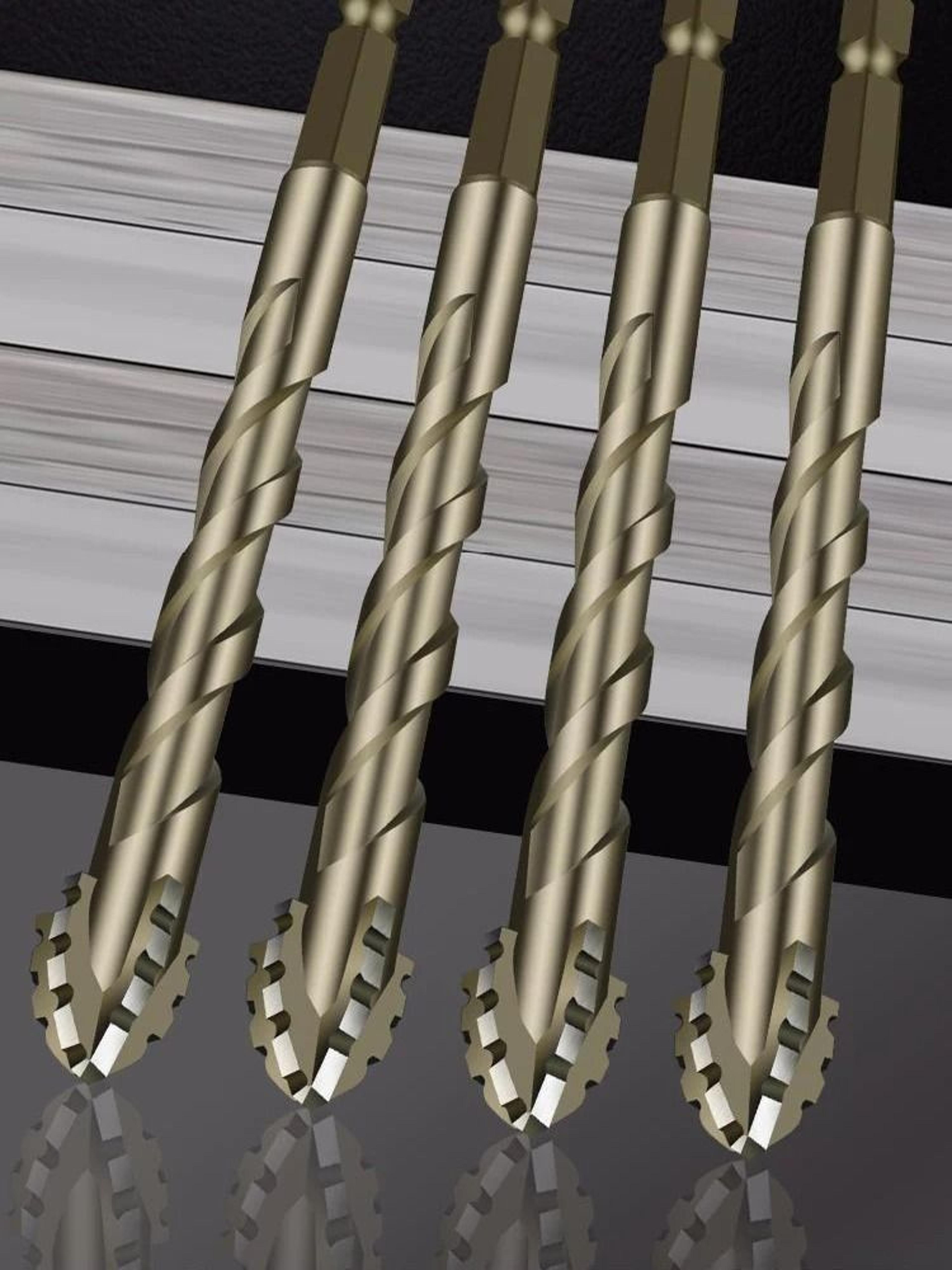 professional four-edged serrated eccentric drill bits