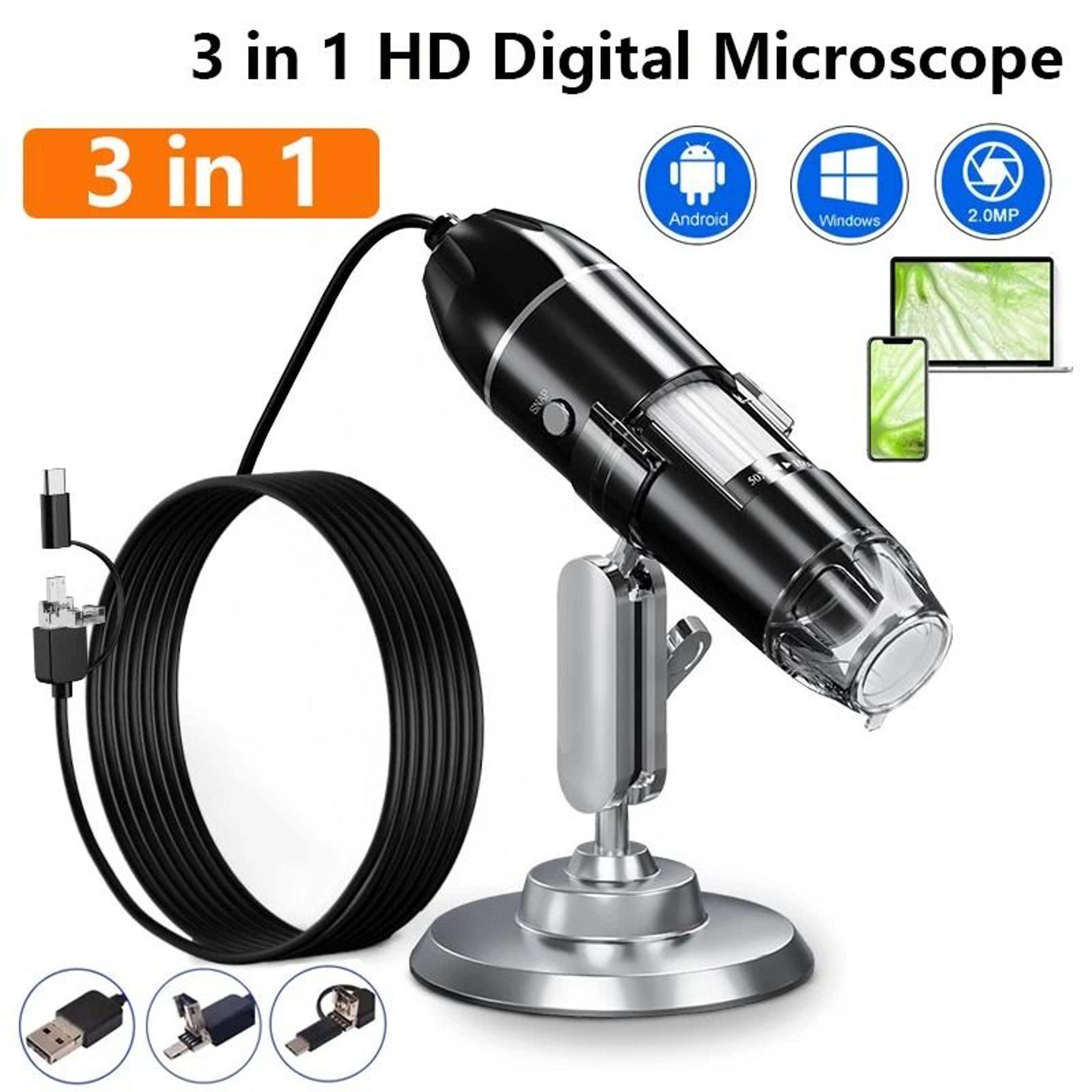 1600x 3-in-1 professional digital microscope camera