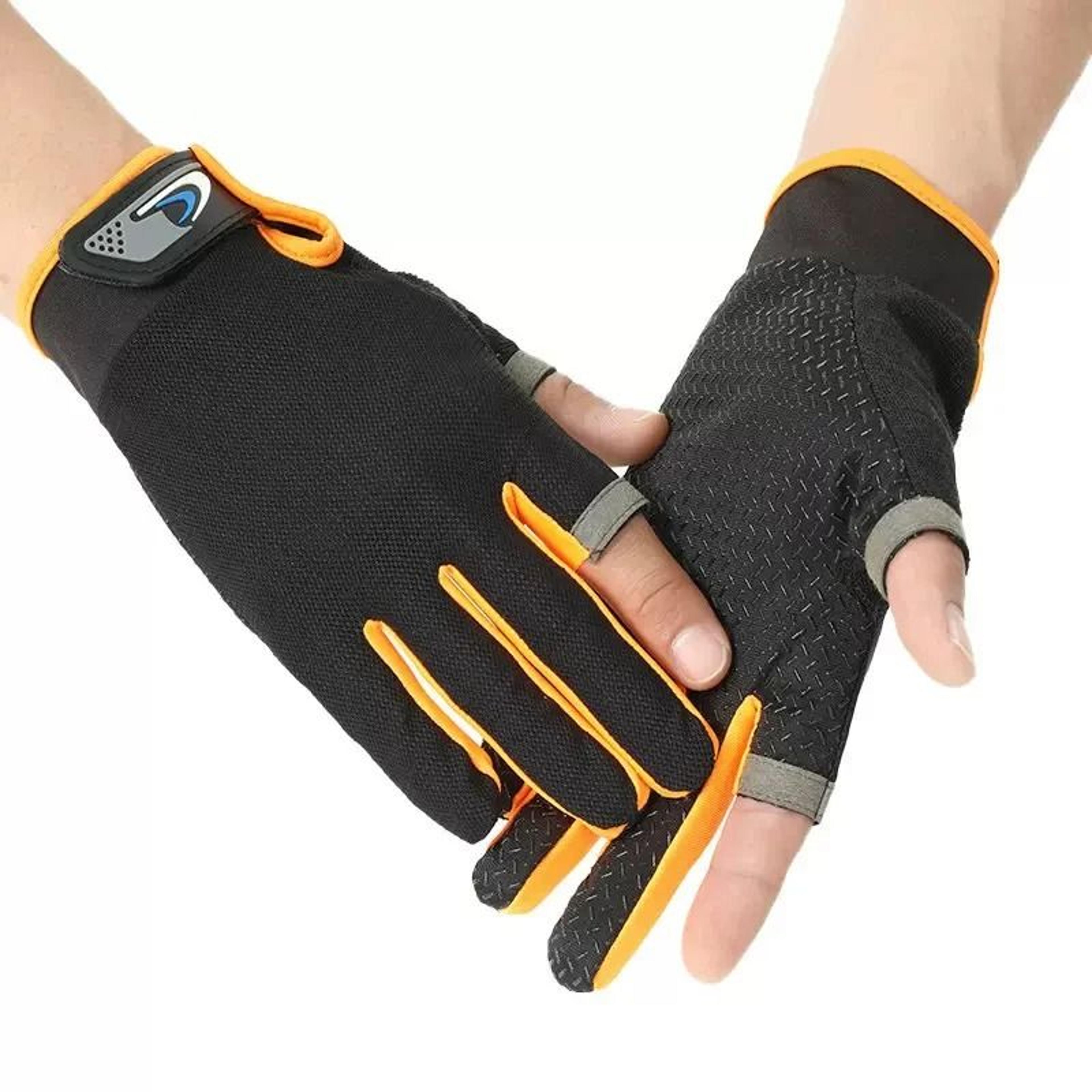 summer performance fishing & cycling gloves – sun-proof breathable touchscreen mitts