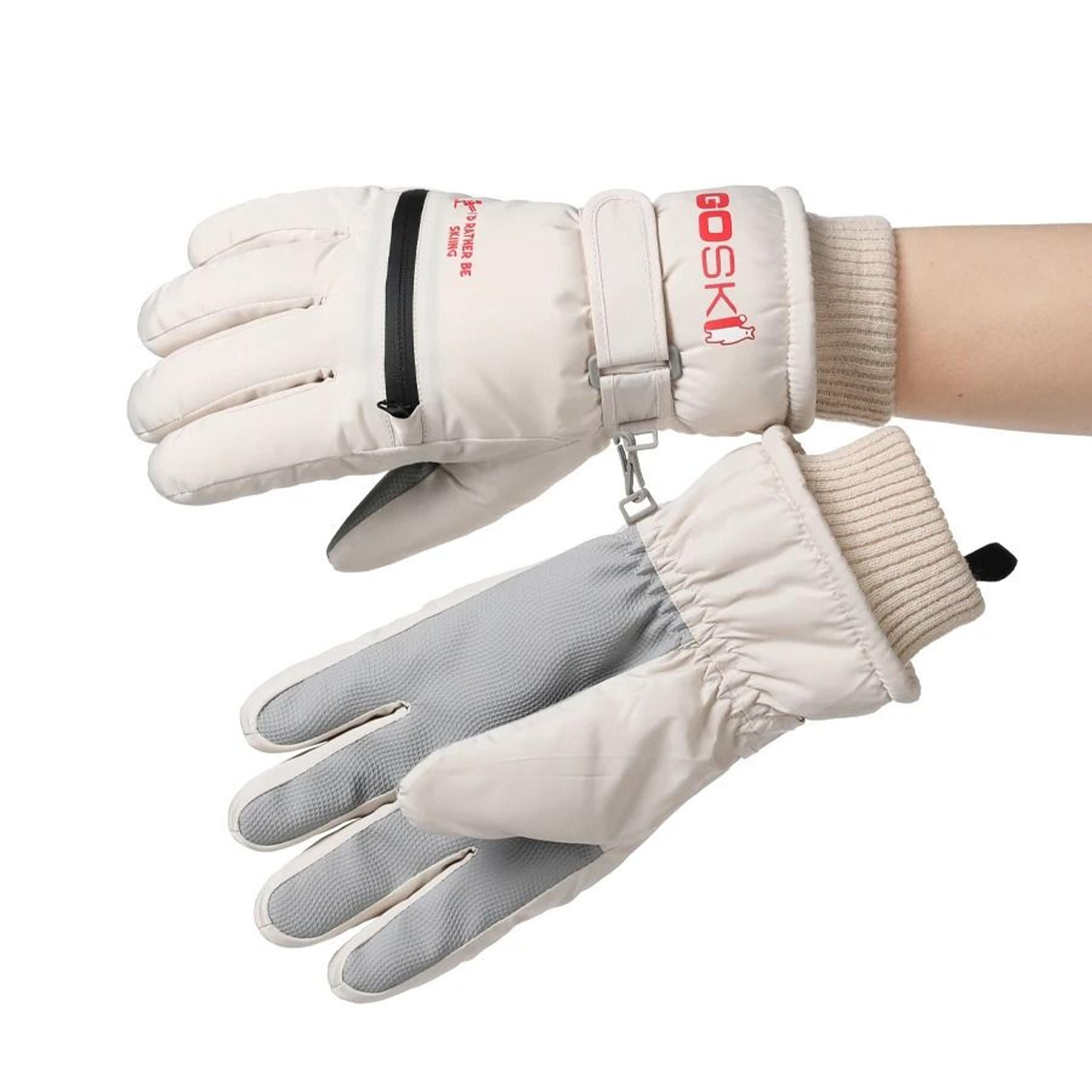 thermal waterproof performance winter ski gloves