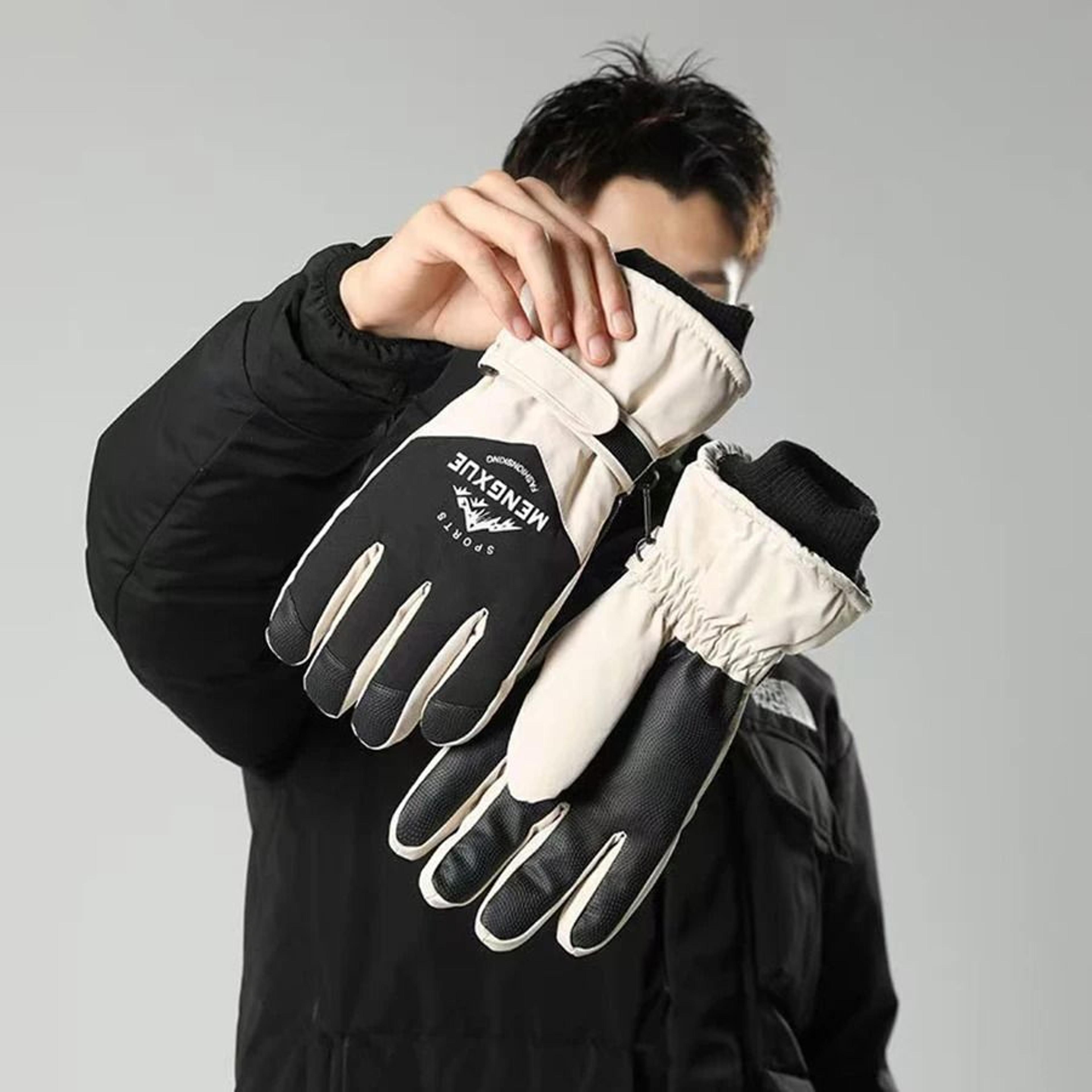 thermal waterproof performance snowboarding & riding gloves