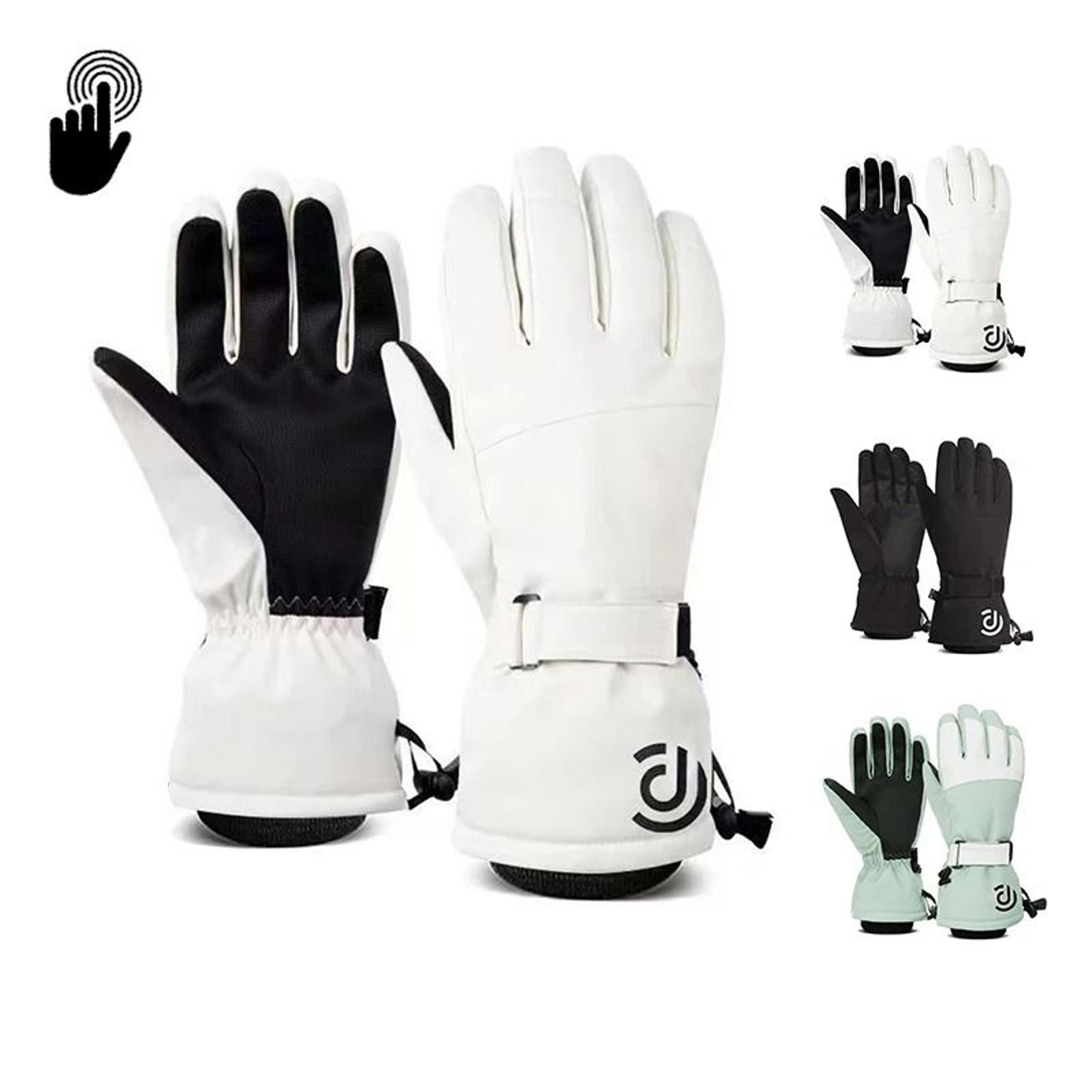 thermal fleece waterproof ski & snowboard gloves