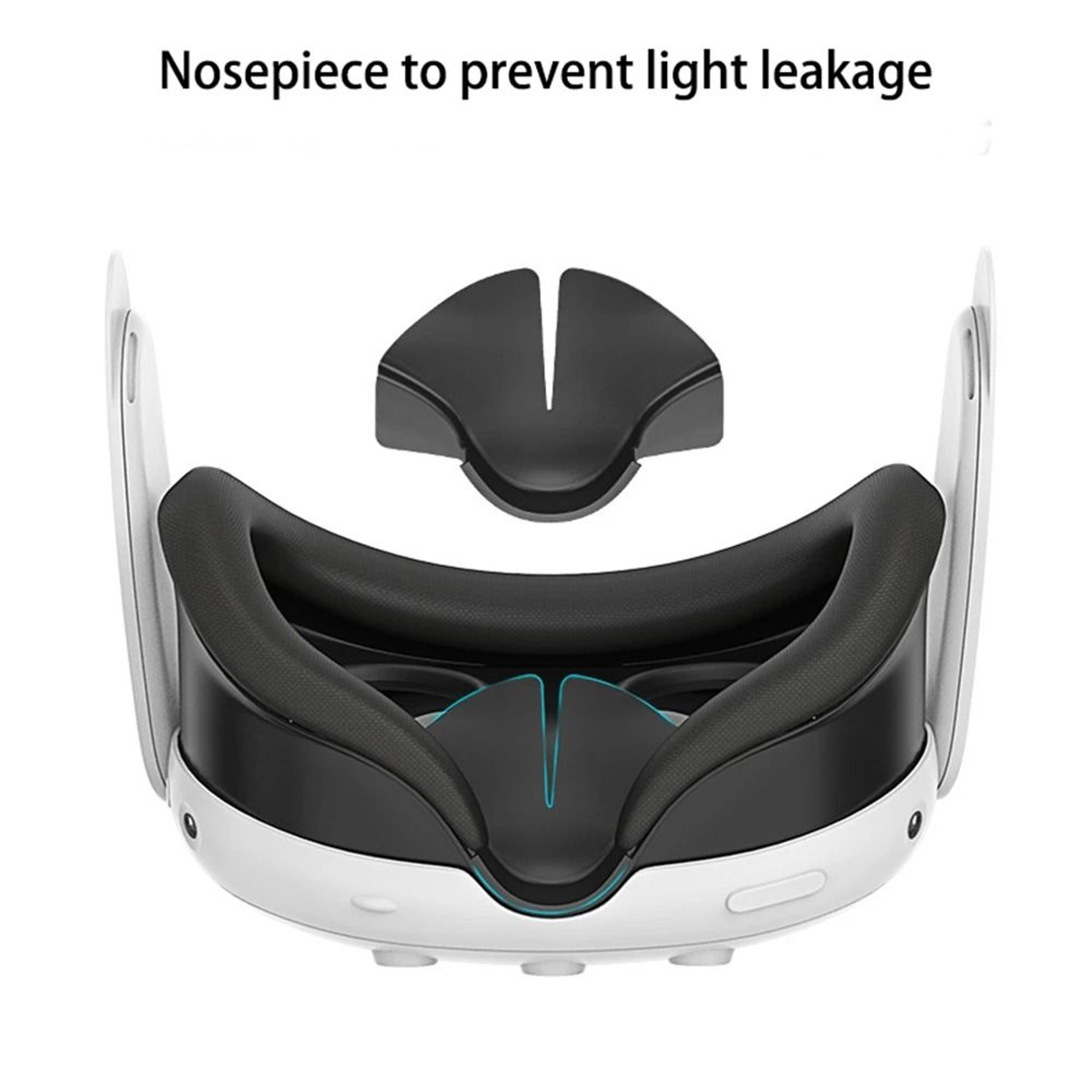 light-blocking silicone nose pad for meta quest 3